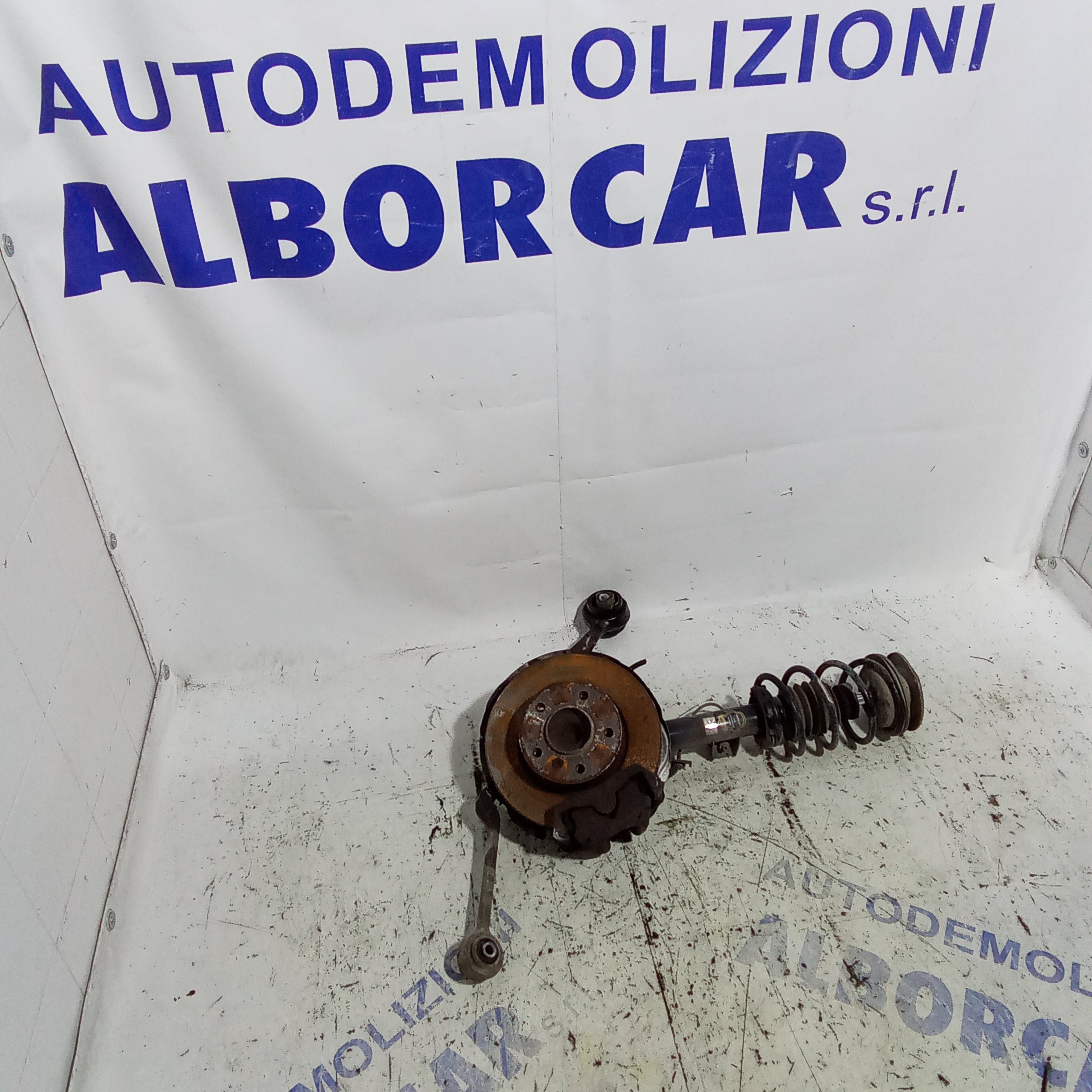 Sospensione completa sinistra bmw 118 anno 2007