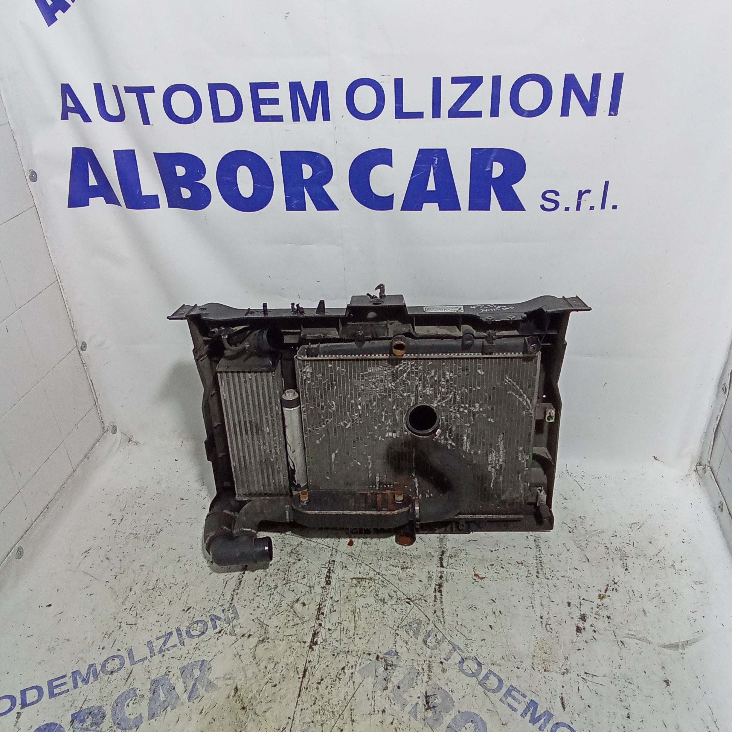 Radiatore+ventole  fiat ulysse 2.2d anno 2005