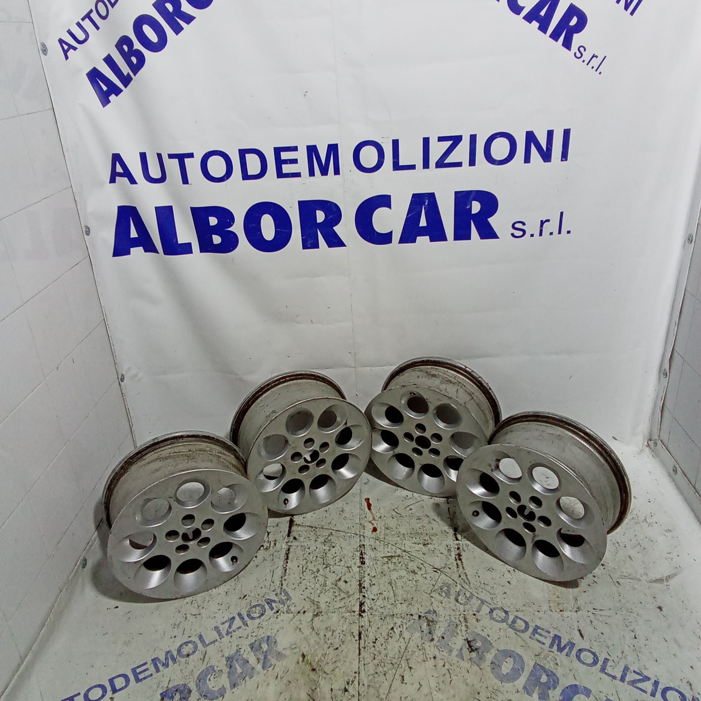 4 Cerchi in lega 15 pollici alfa romeo 156 codice 60663885