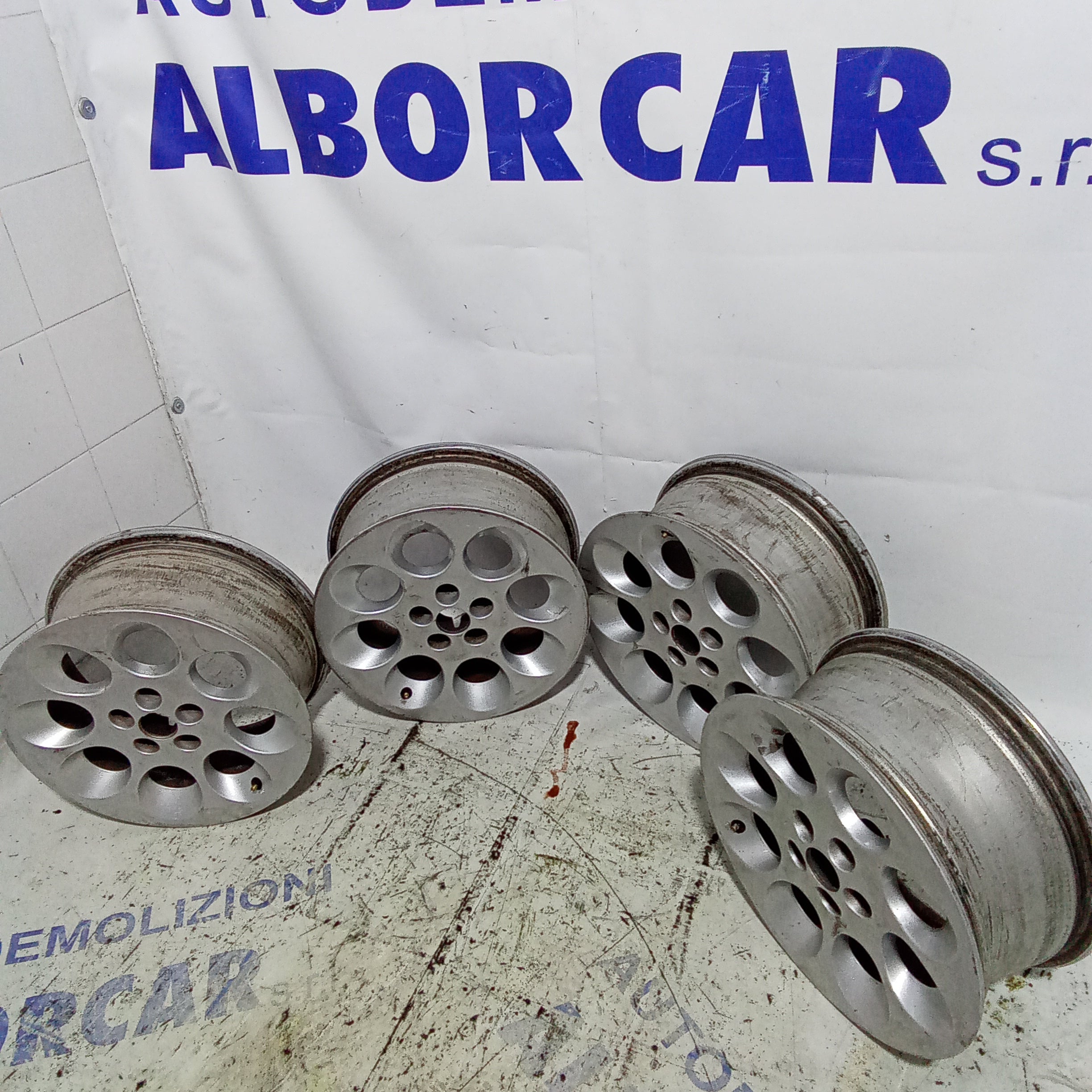 4 Cerchi in lega 15 pollici alfa romeo 156 codice 60663885
