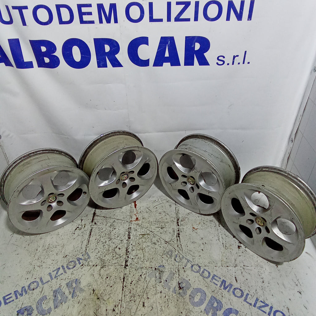 4 cerchi in lega alfa romeo 147 misura 16 pollici codice 60658218