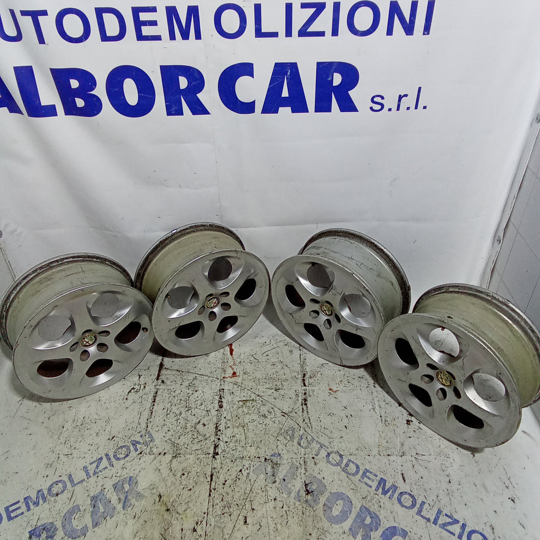 4 cerchi in lega alfa romeo 147 misura 16 pollici codice 60658218