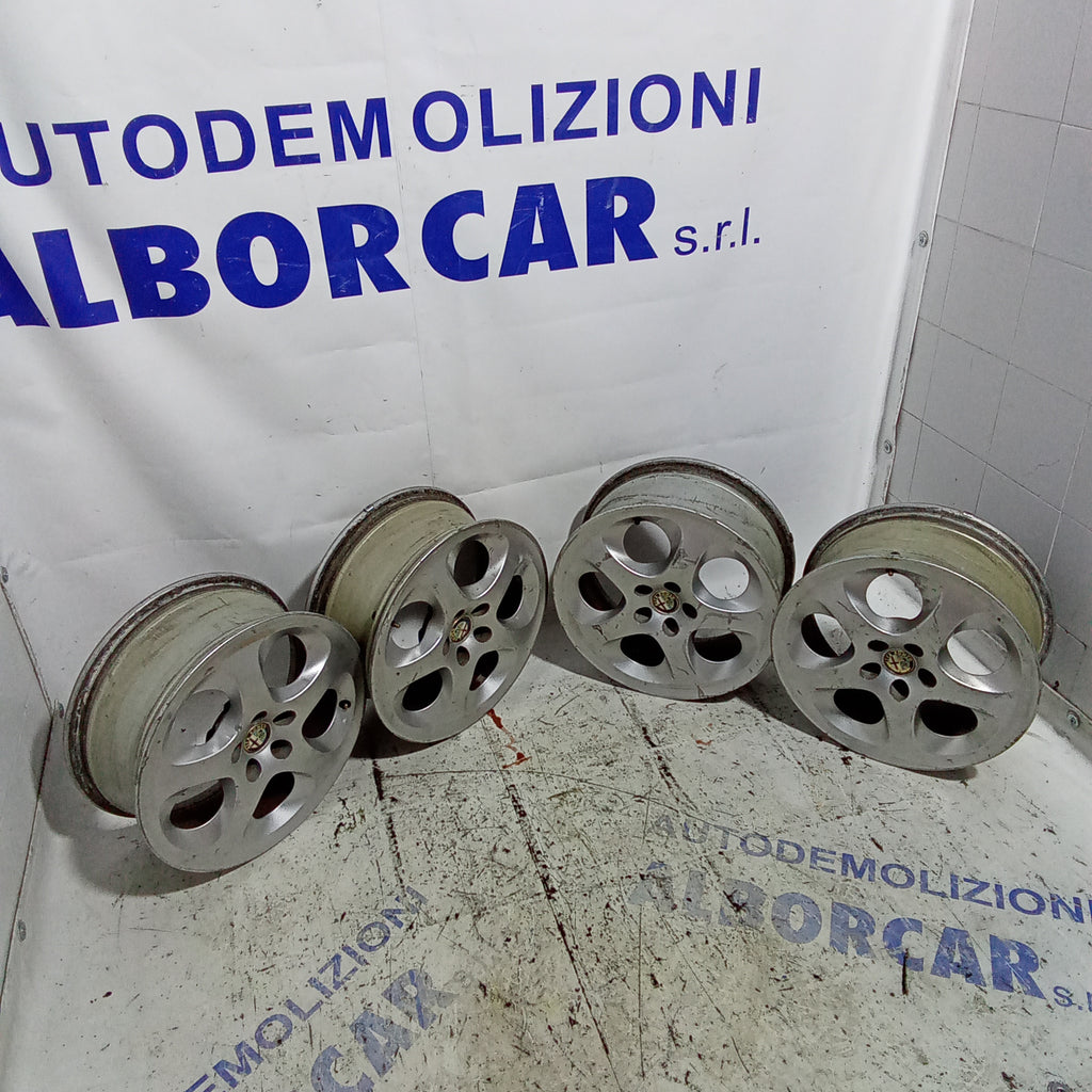 4 cerchi in lega alfa romeo 147 misura 16 pollici codice 60658218