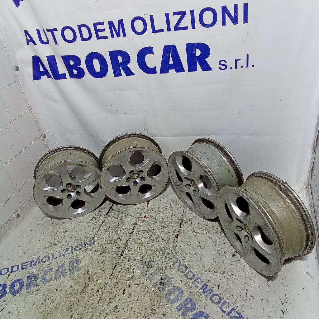 4 cerchi in lega alfa romeo 147 misura 16 pollici codice 60658218