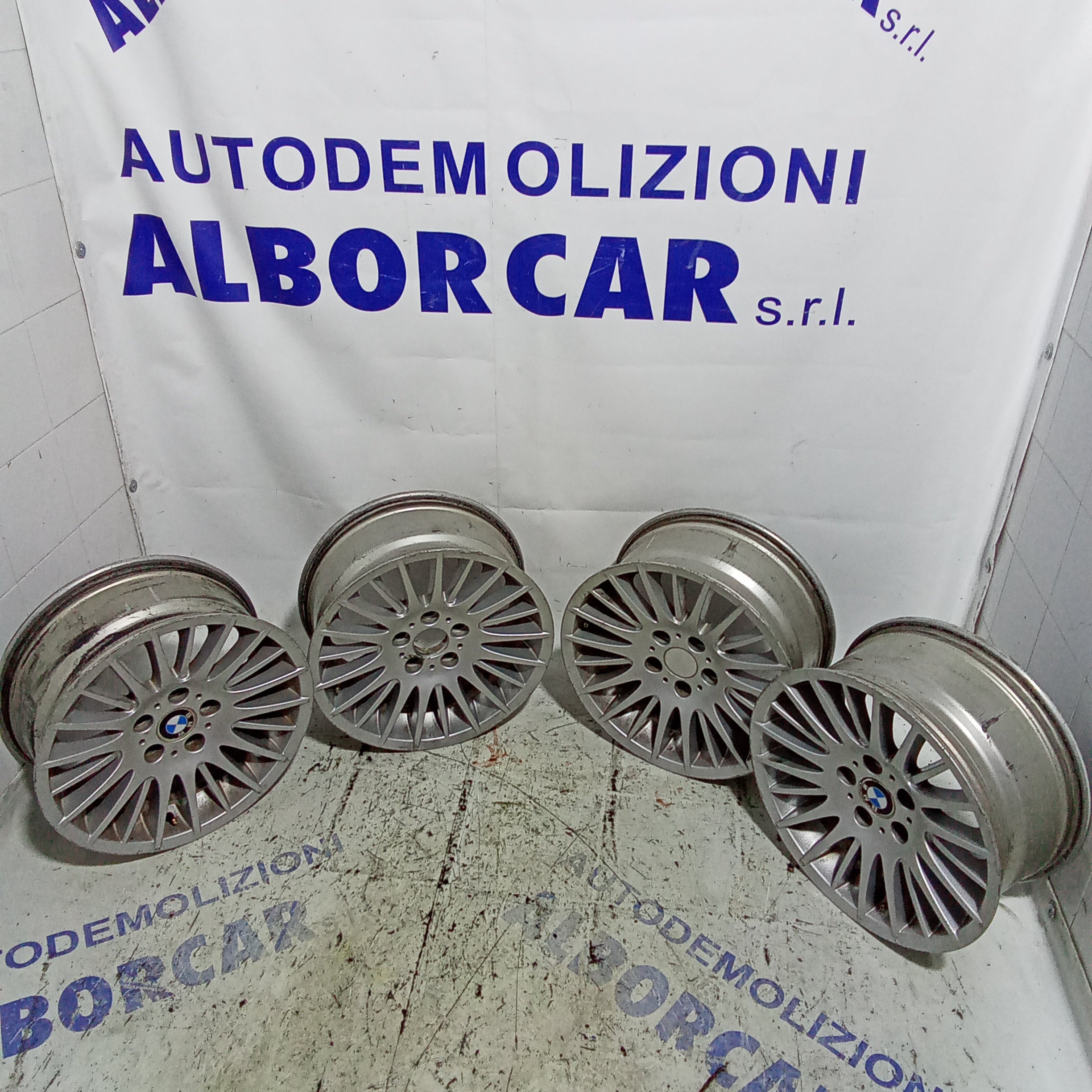 4cerchi in lega bmw serie 3 misura 17 pollici codice 6775598