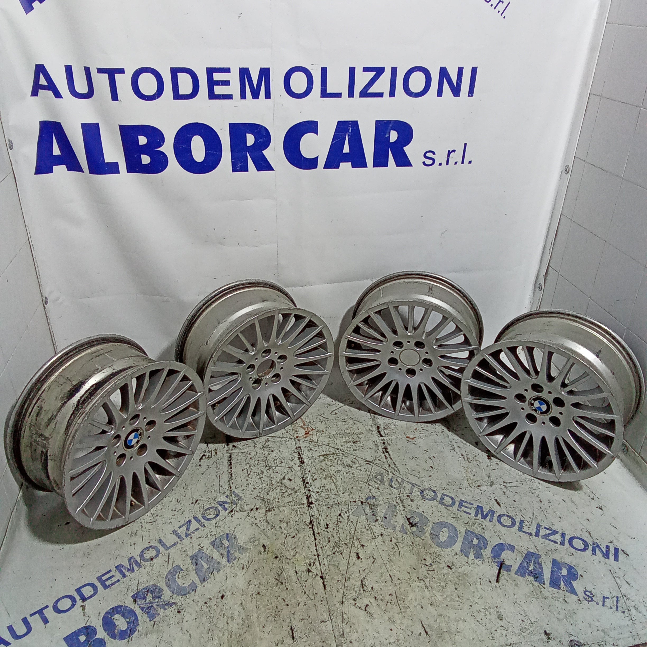 4cerchi in lega bmw serie 3 misura 17 pollici codice 6775598