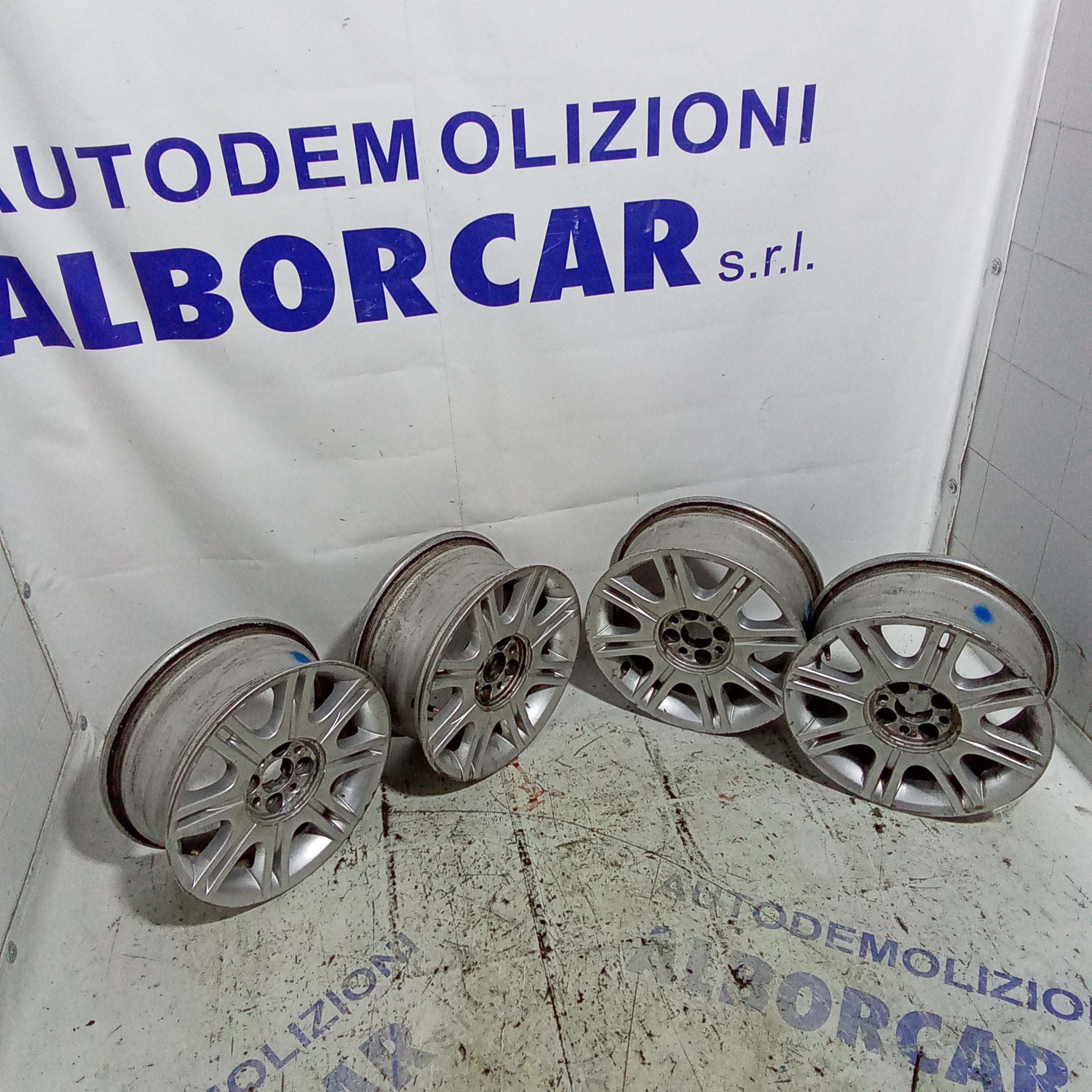 4 cerchi in lega fiat multipla 15 pollici codice 46841071