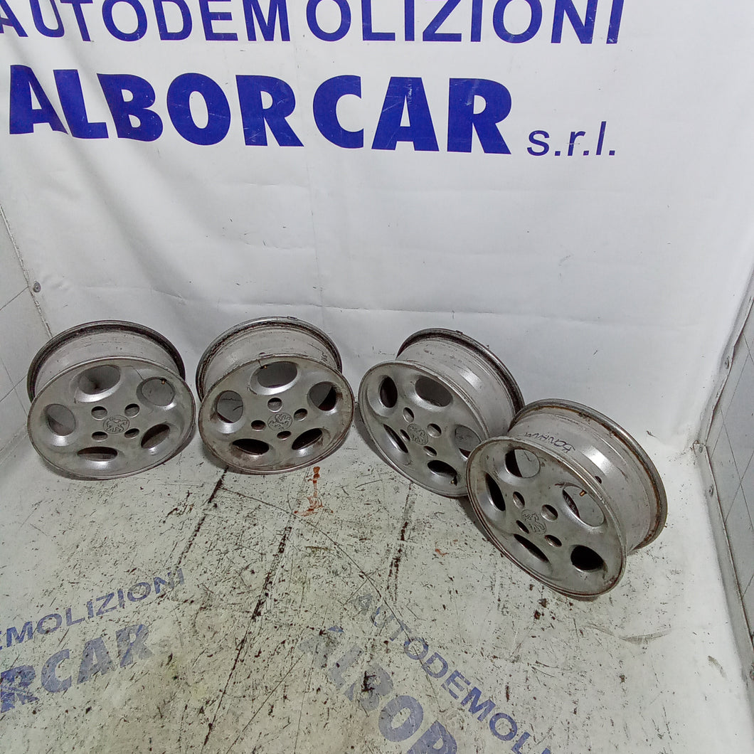 4 cerchi in lega peugeot 206 misura 14 pollici codice 51/2JX14CH4-34