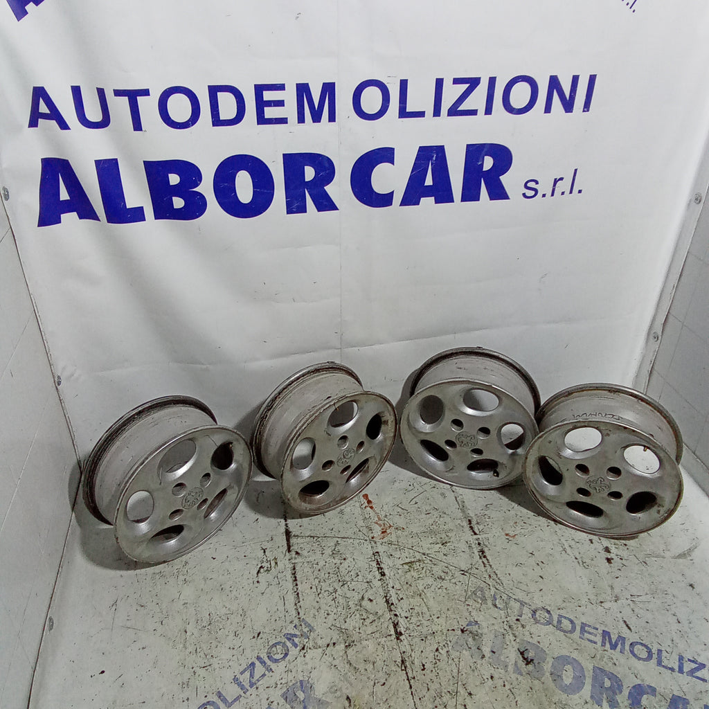 4 cerchi in lega peugeot 206 misura 14 pollici codice 51/2JX14CH4-34