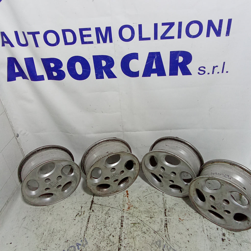 4 cerchi in lega peugeot 206 misura 14 pollici codice 51/2JX14CH4-34