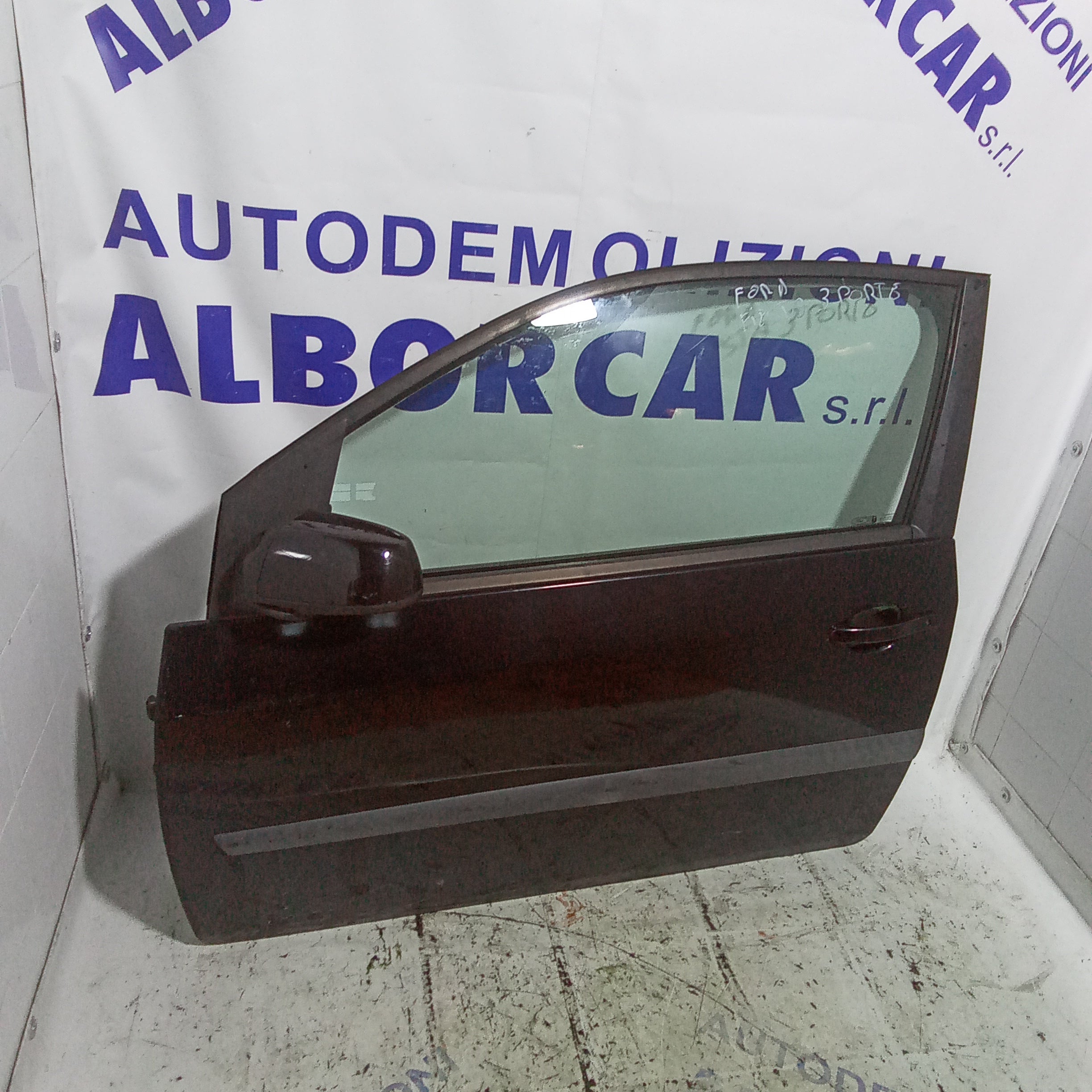Complete left door ford fiesta 3-door 2002-2008