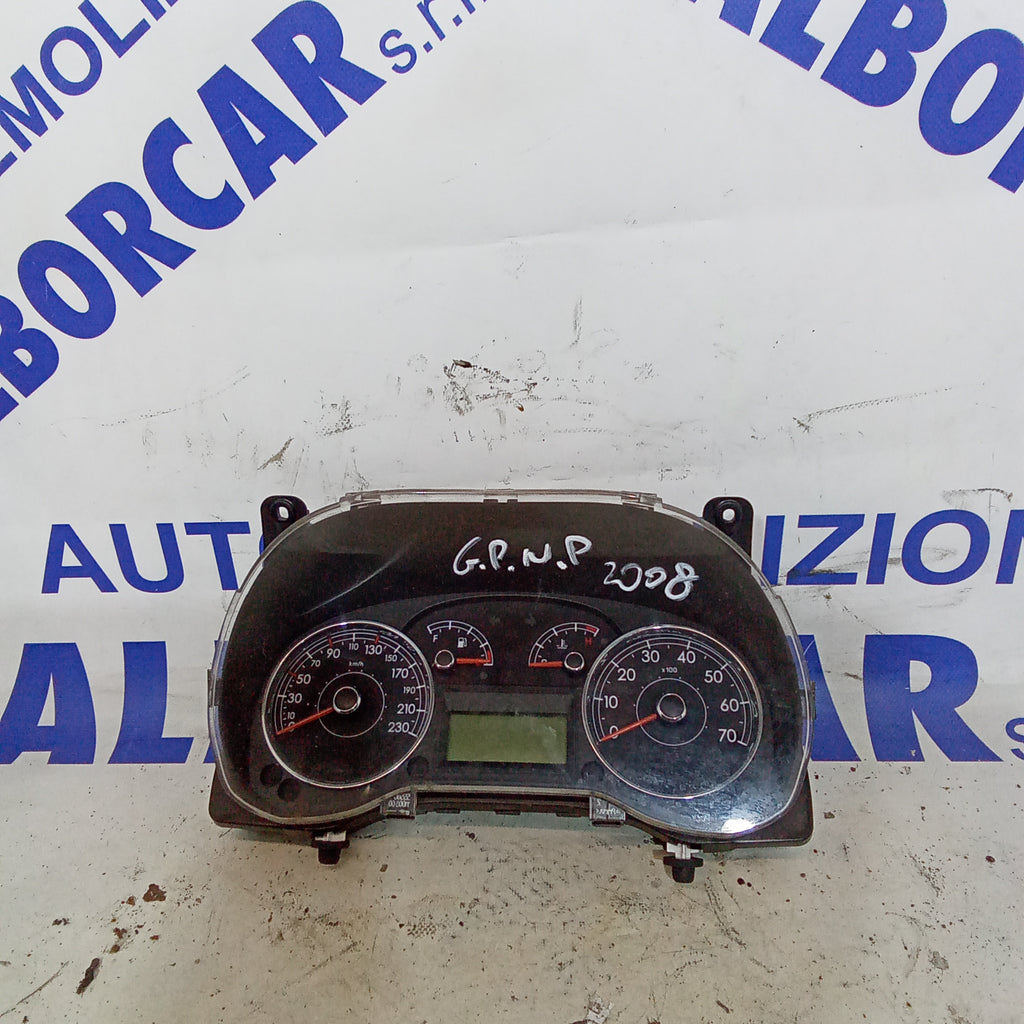 Instrument cluster speedometer Fiat Grande Punto Natural Power year 2008 code 55500515
