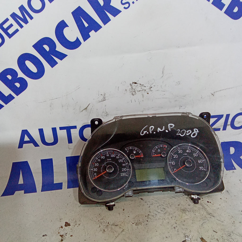 Instrument cluster speedometer Fiat Grande Punto Natural Power year 2008 code 55500515