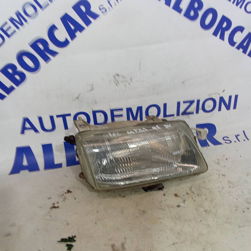 right front headlight opel astra 1.7diesel year 1995 part number 90383787