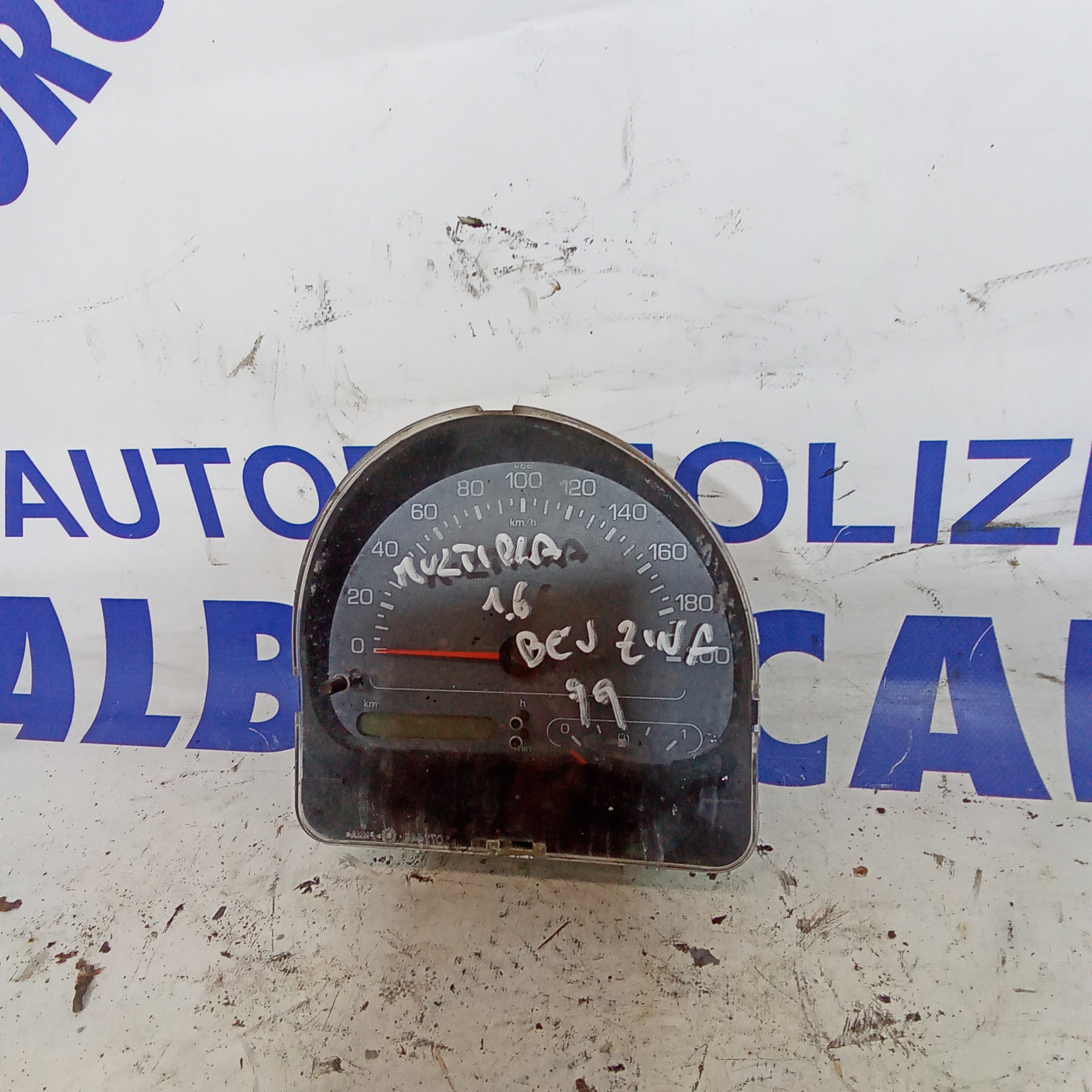 Quadro strumenti contachilometri fiat multipla codice 81117940
