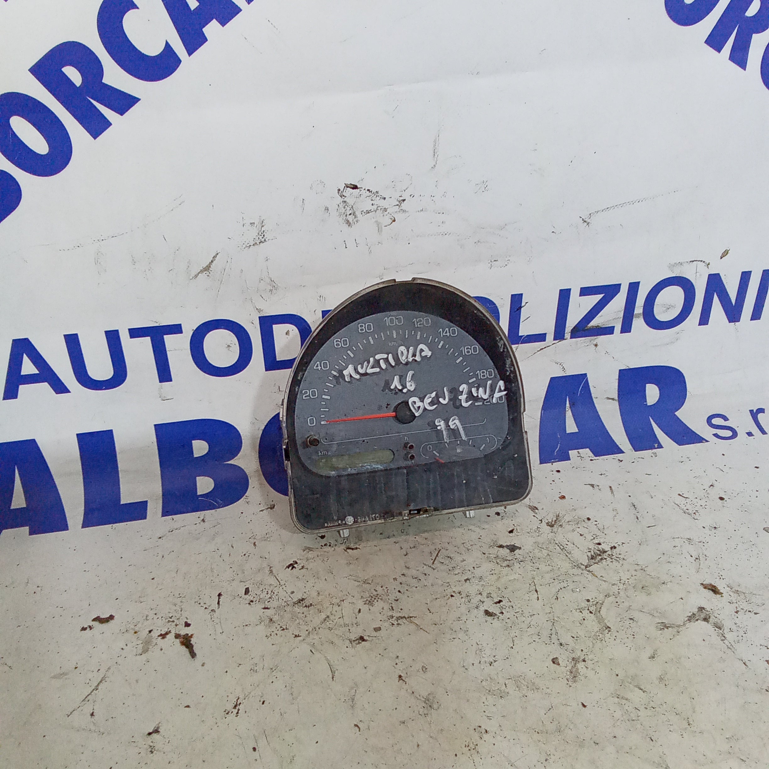 Quadro strumenti contachilometri fiat multipla codice 81117940