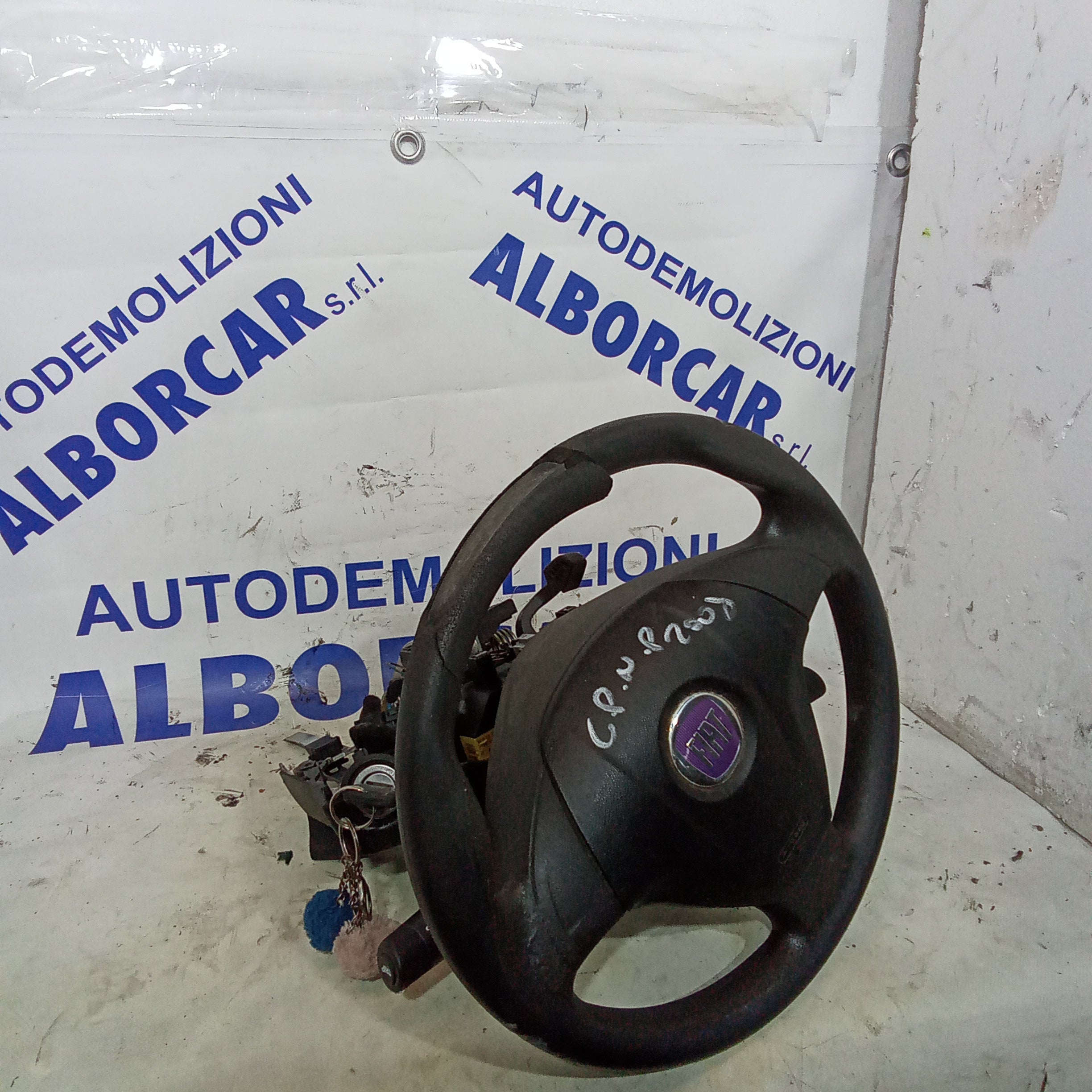 Sterzo completo fiat grande punto 1.4natural power anno 2008