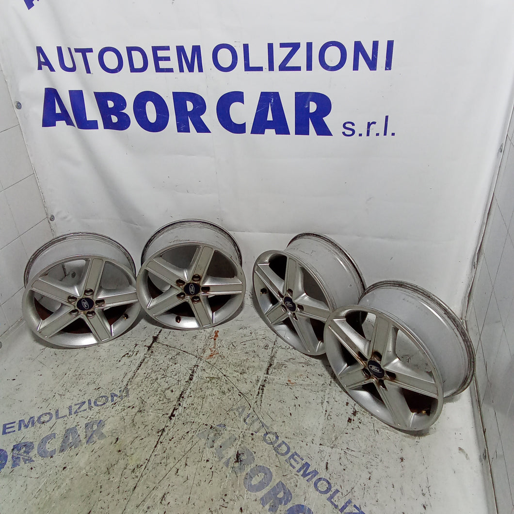 4 cerchi in lega ford focus 2.0 tdci misura 16 pollici cod. 3M5J1007BA