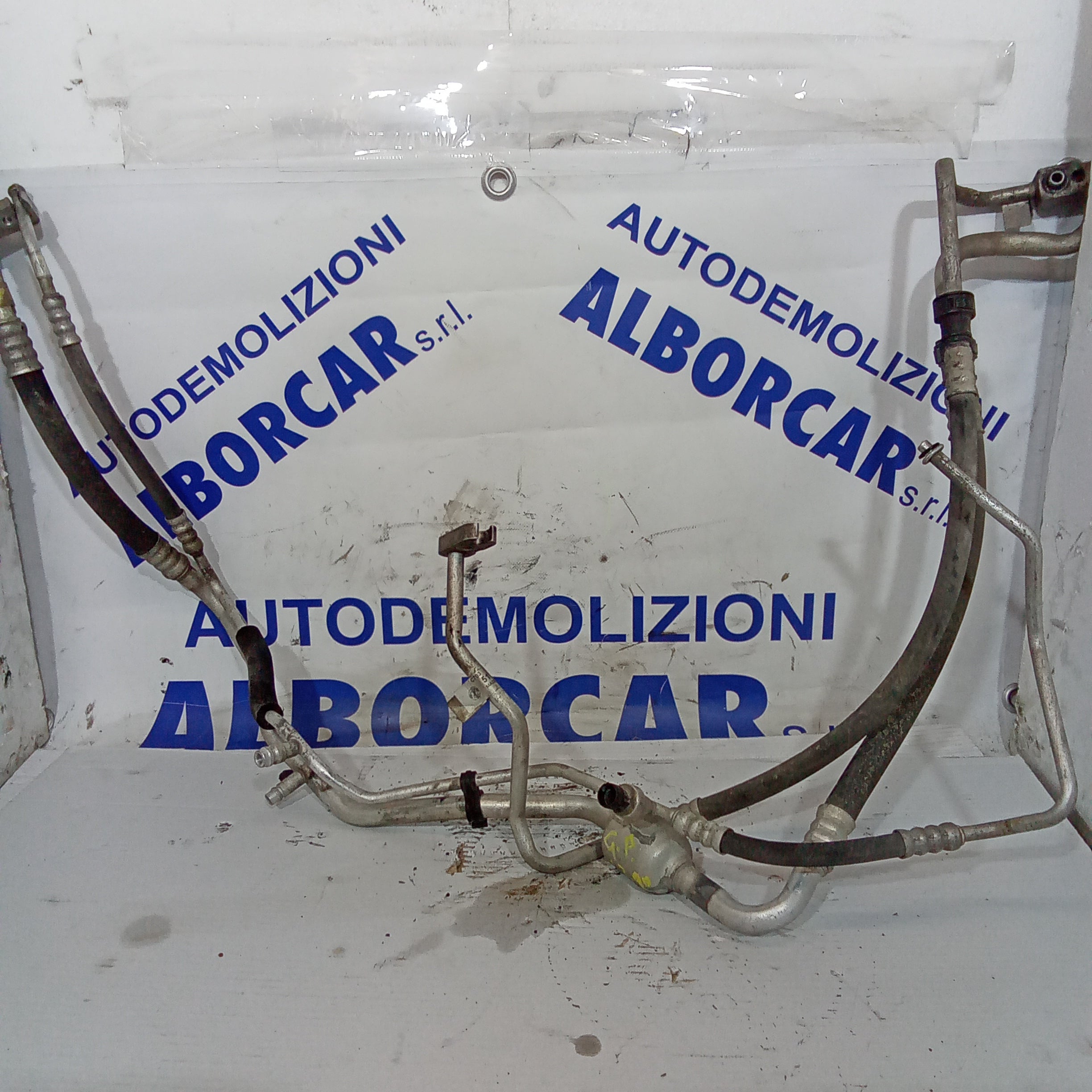 Air conditioning hose (2) pieces Fiat Grande Punto 1.3 Multijet 90 hp