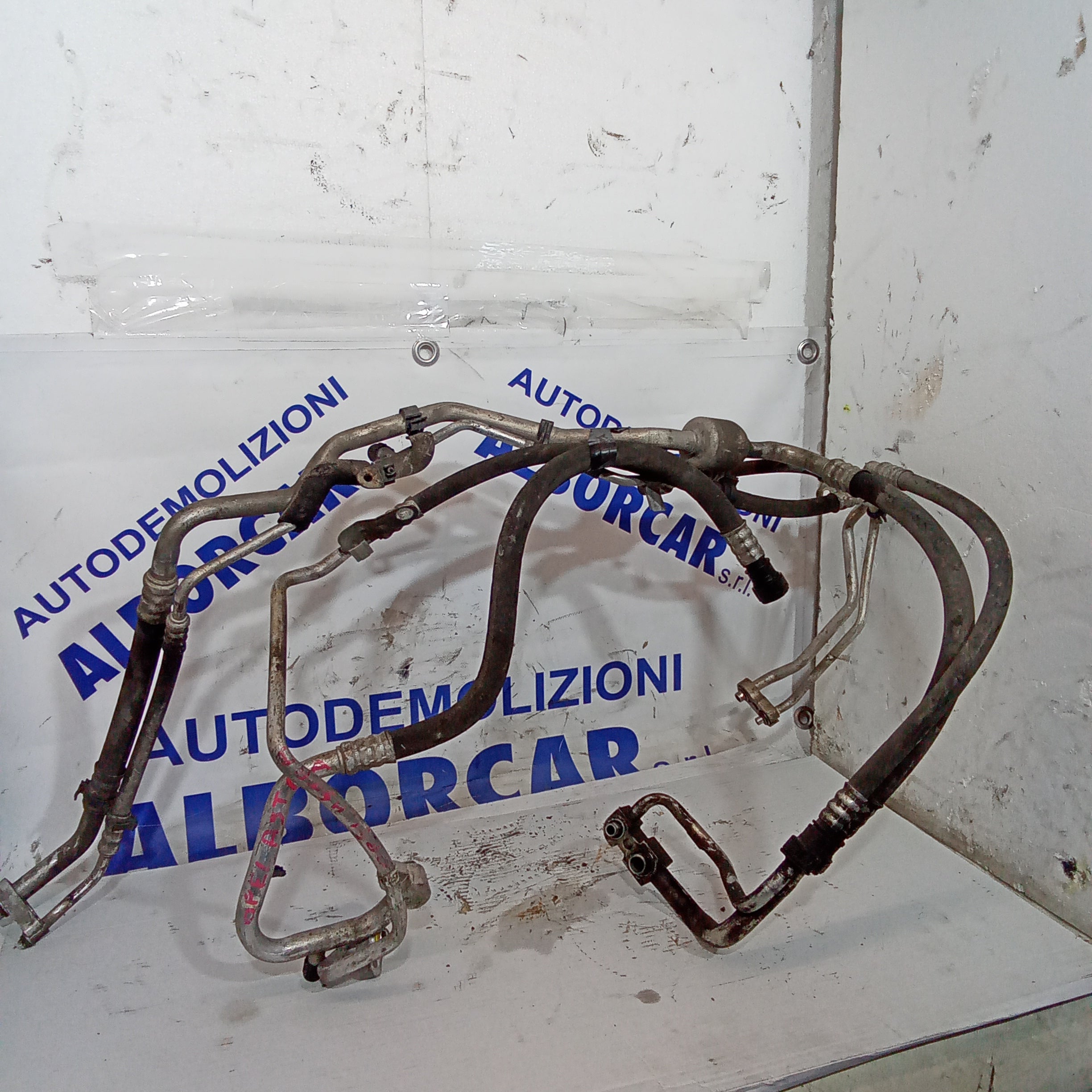 Tubo aria condizionata 2 pezzi opel astra
