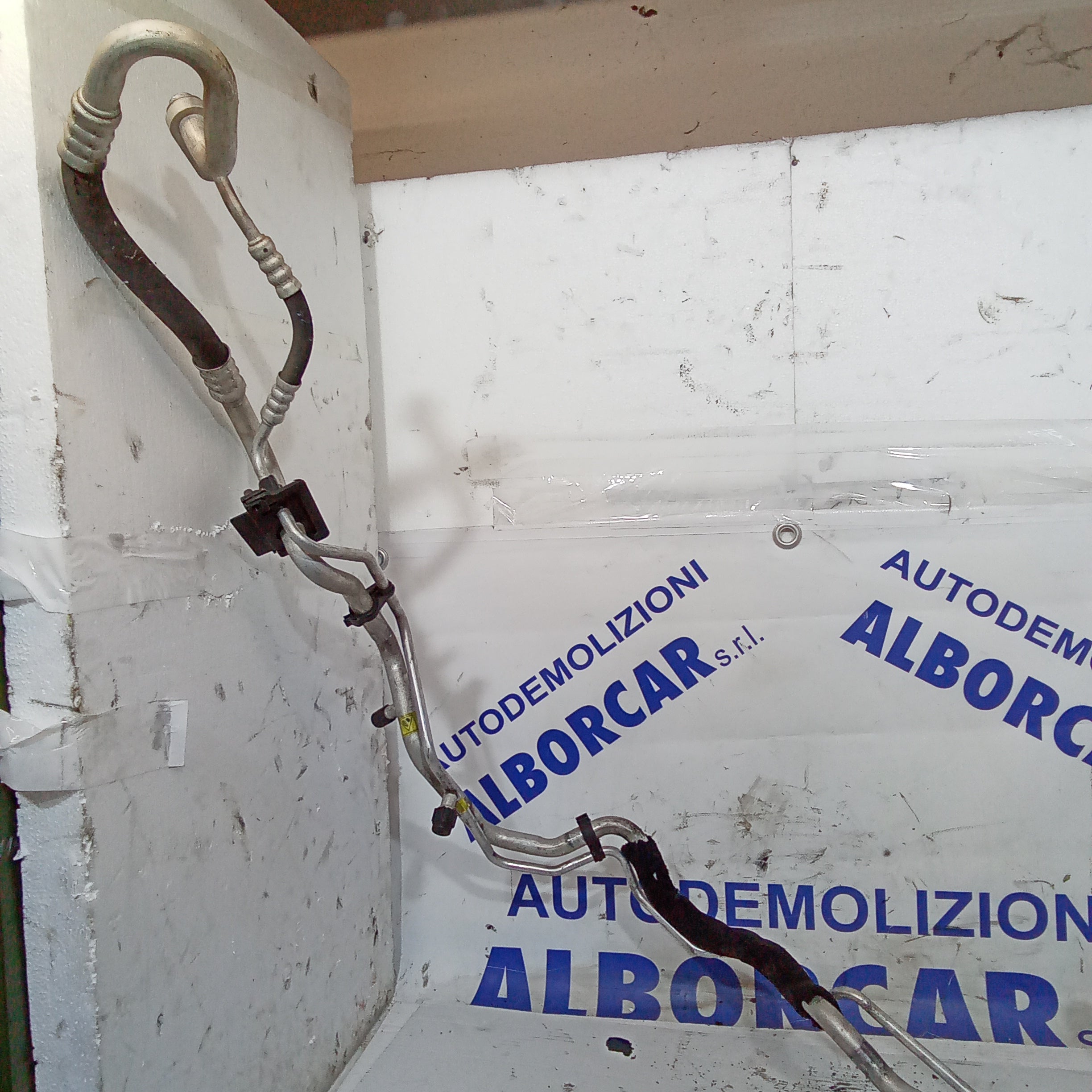 Tubo aire acondicionado 2 piezas alfa romeo 159 jtdm