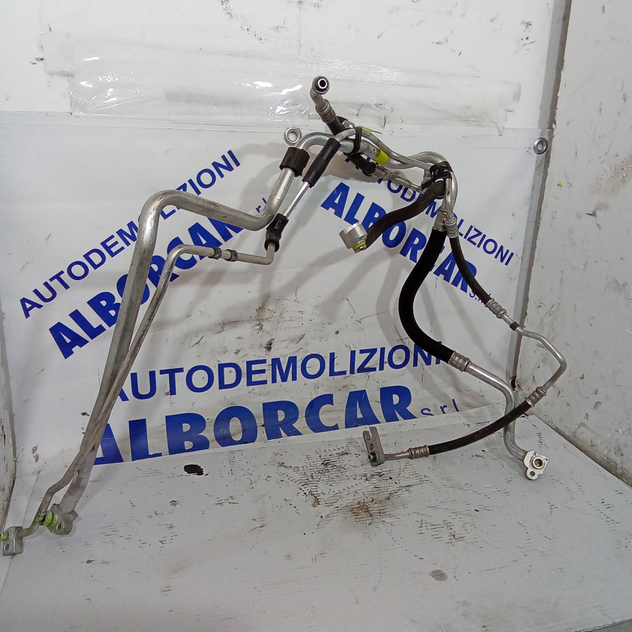 Tubo aria condizionata 2 pezzi fiat panda 1.3 multijet anno 2012