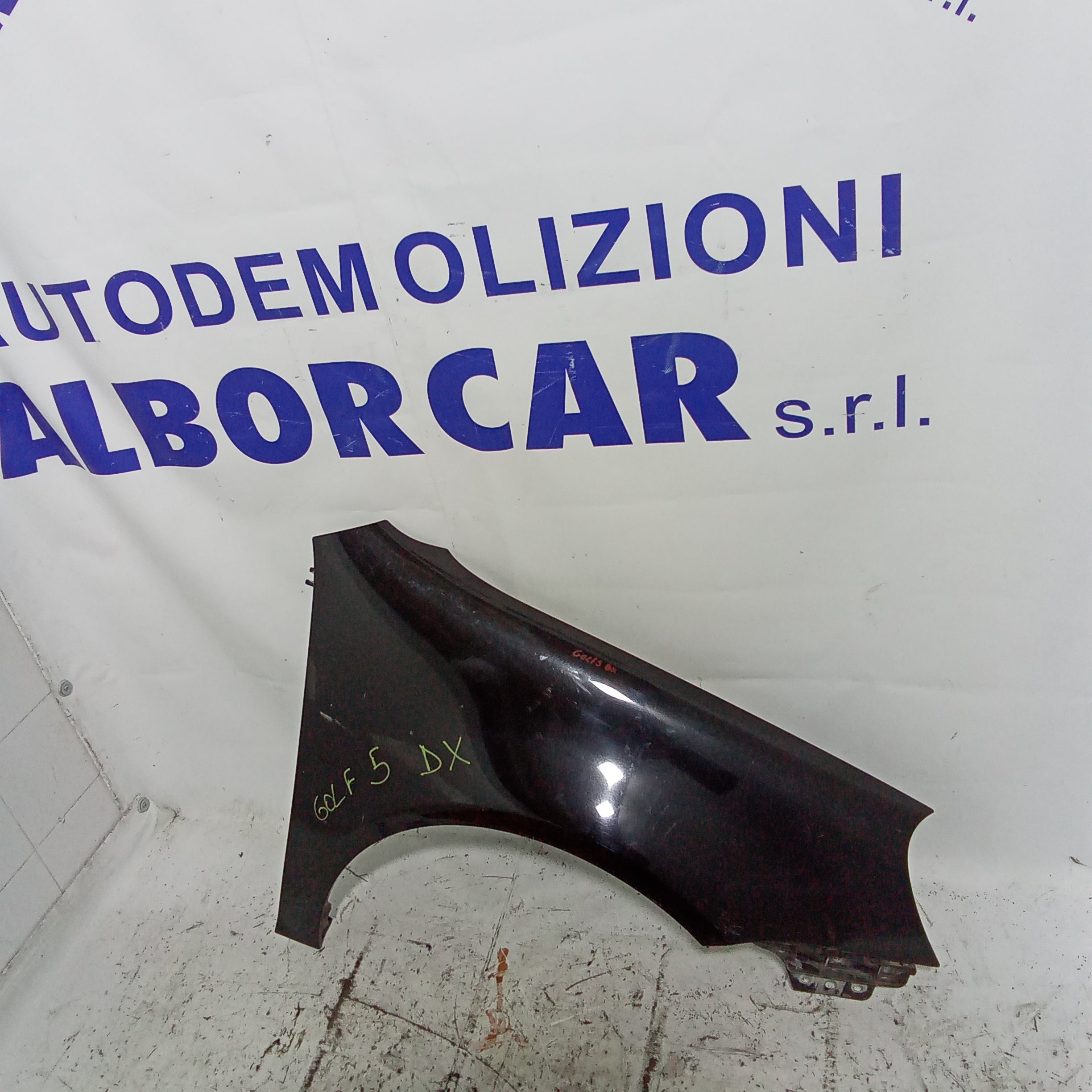 parafango fianchetto anteriore destro volkswagen golf serie 5