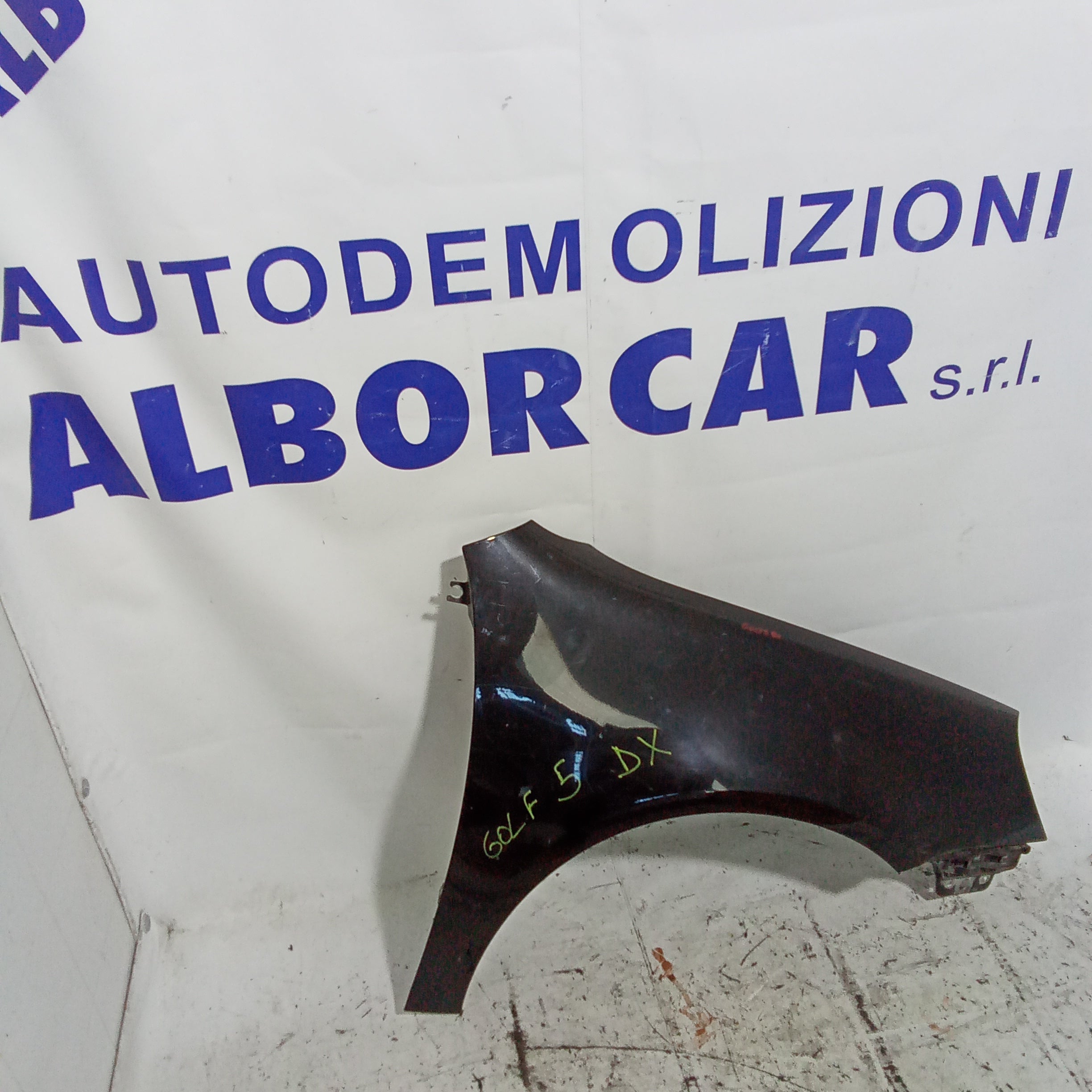 parafango fianchetto anteriore destro volkswagen golf serie 5