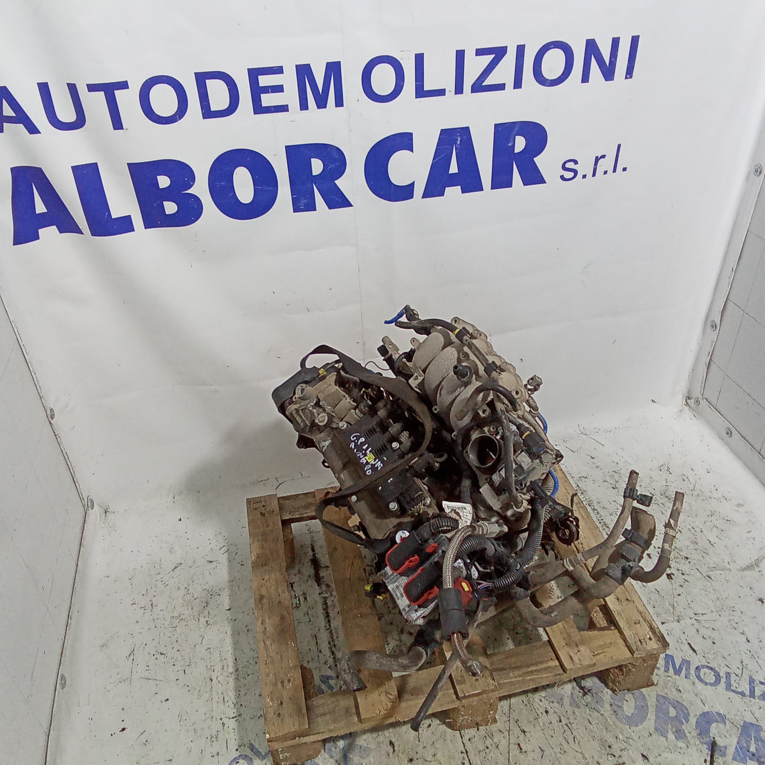 Motore fiat grande punto 1.4 benzina natural power 78cv codice 350A1000
