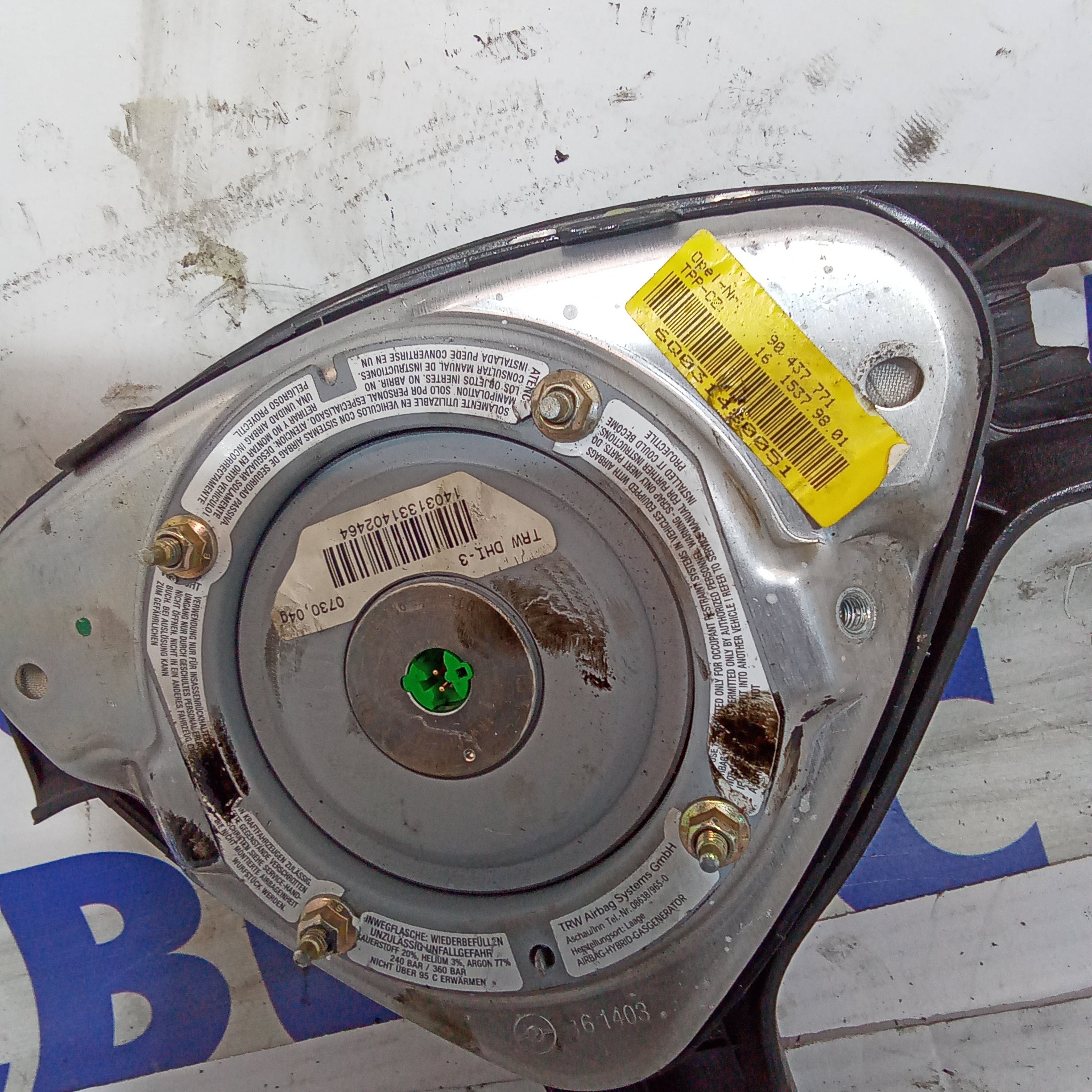 Airbag opel corsa 1.2 benzina anno 2001 codice 90437771