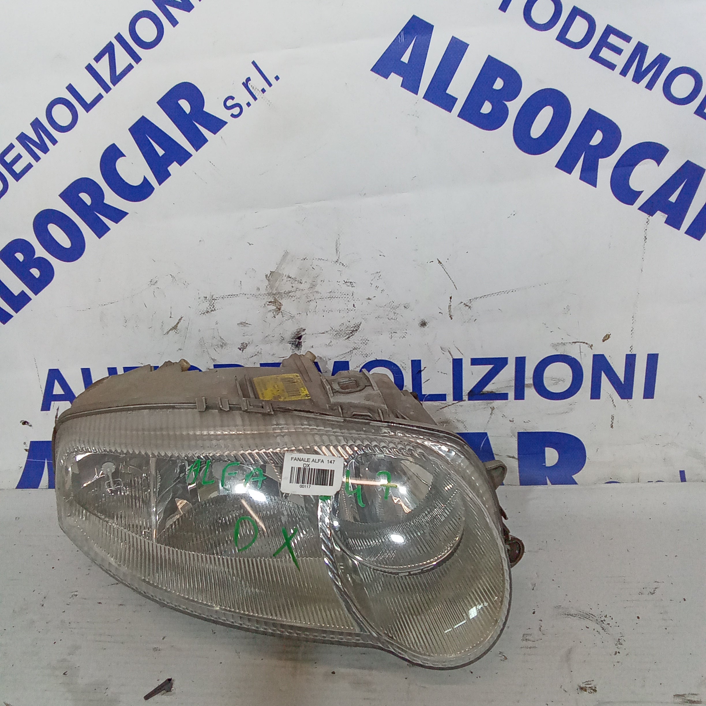 faro fanale anteriore destro alfa 147 1.9 jtd 1 serie