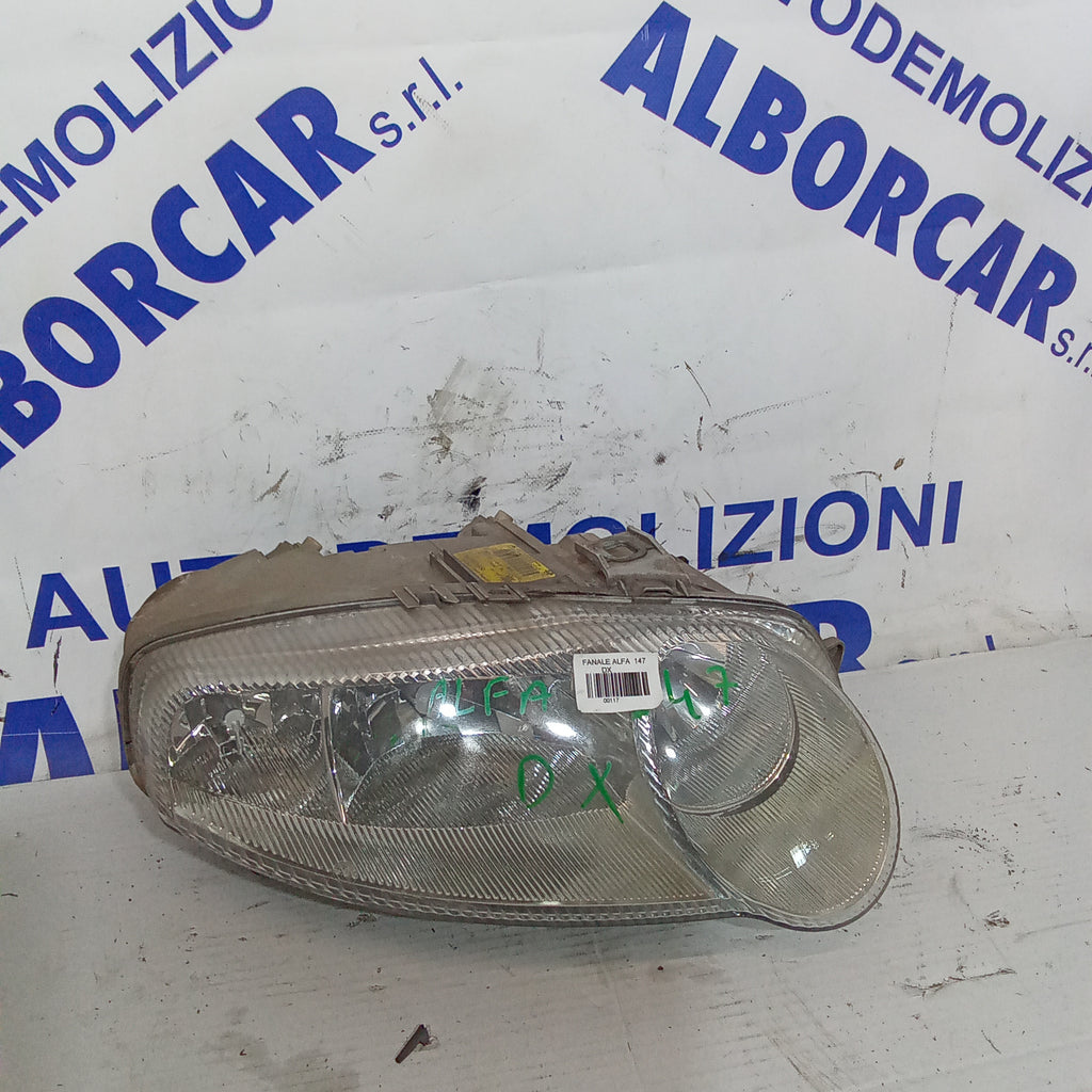faro fanale anteriore destro alfa 147 1.9 jtd 1 serie