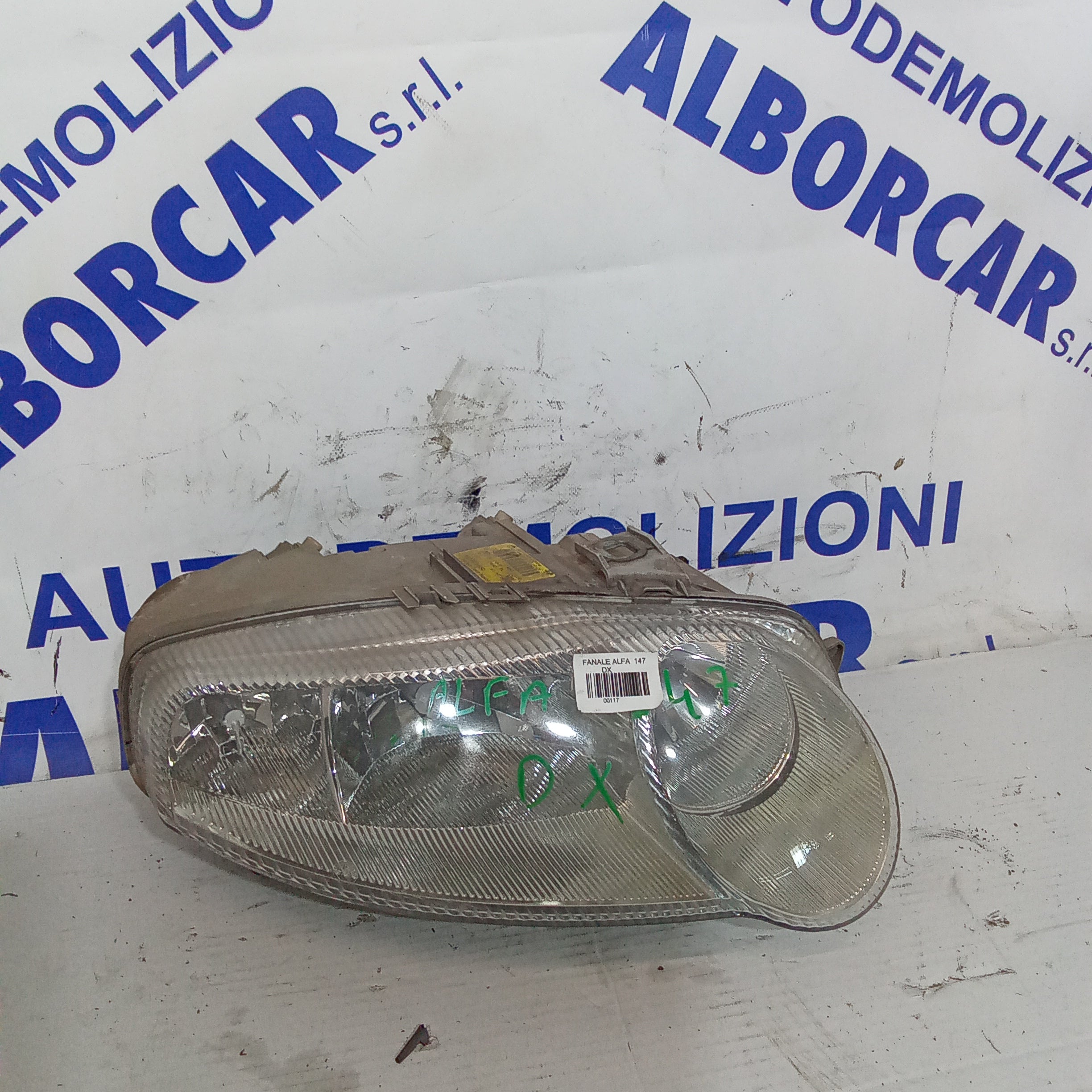 faro fanale anteriore destro alfa 147 1.9 jtd 1 serie