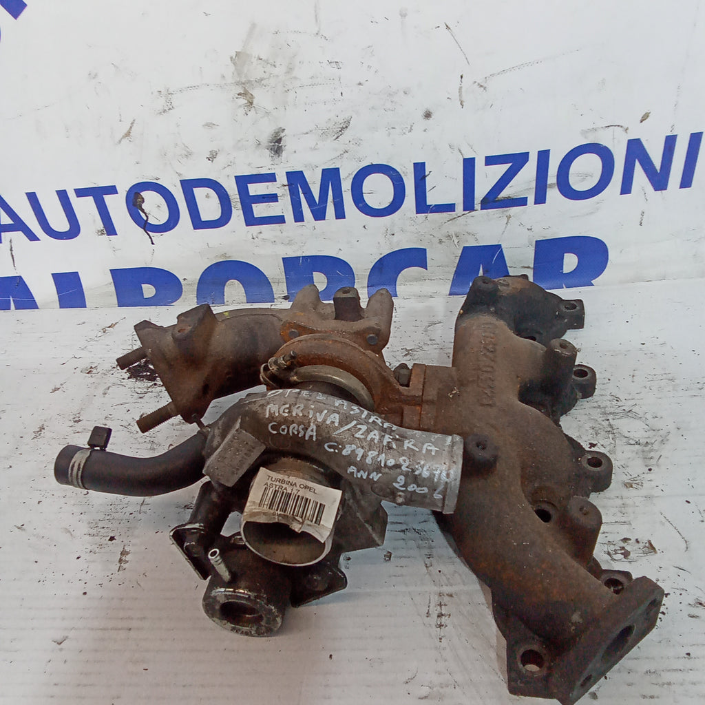 Turbina opel asra 1.7cdi anno 2006