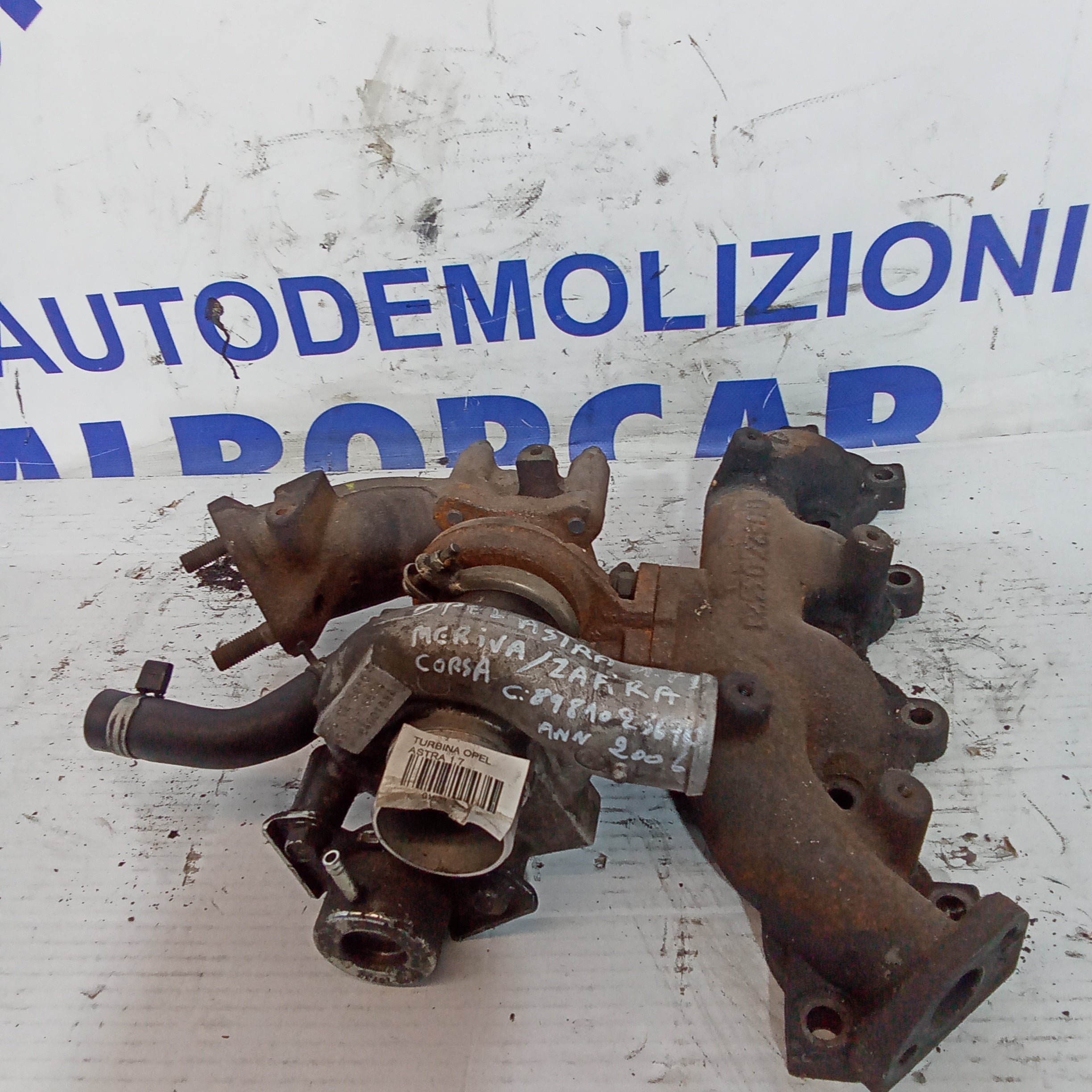 Turbina opel asra 1.7cdi anno 2006