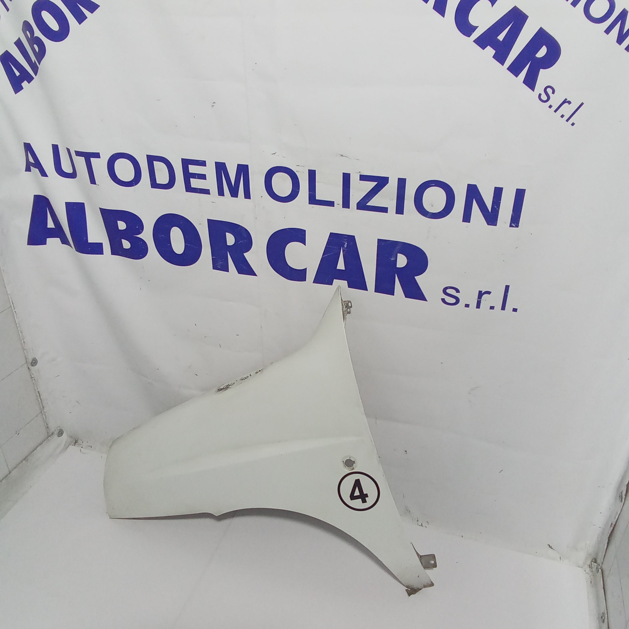 front left mudguard side panel Fiat Doblò JTD year 2002