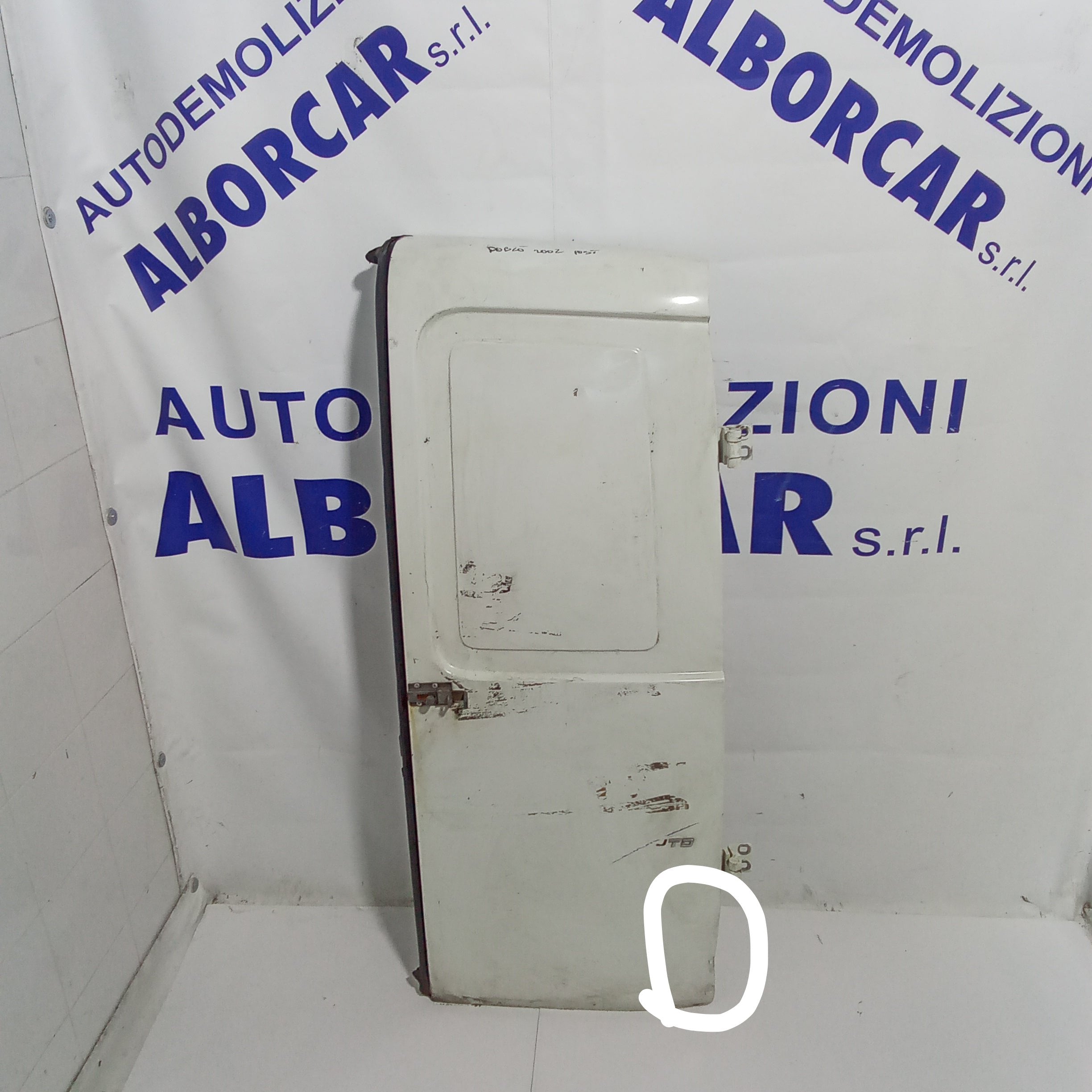 Fiat Doblo JTD 2002 right rear tailgate
