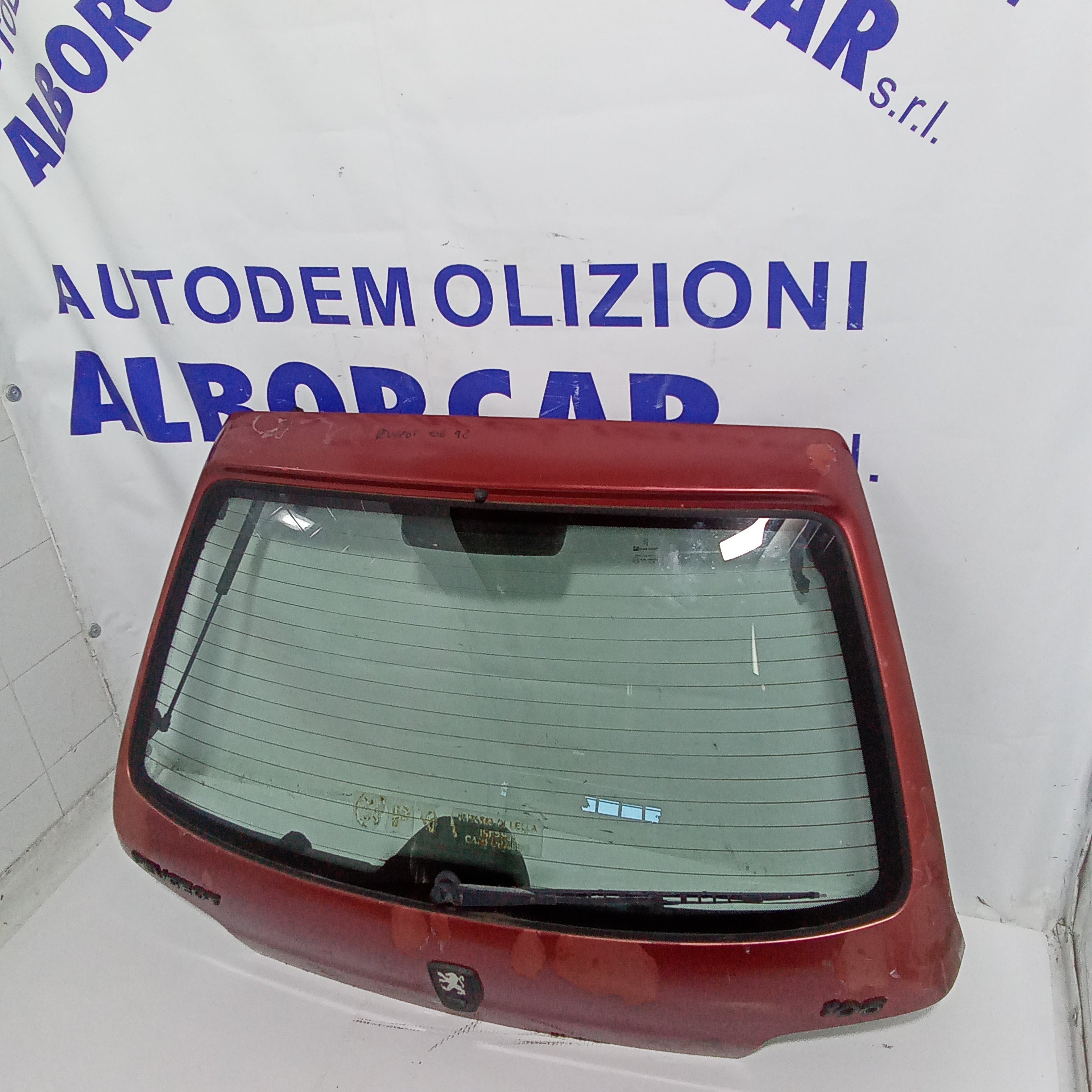 portellone posteriore completo peugeot 106 anno 1992