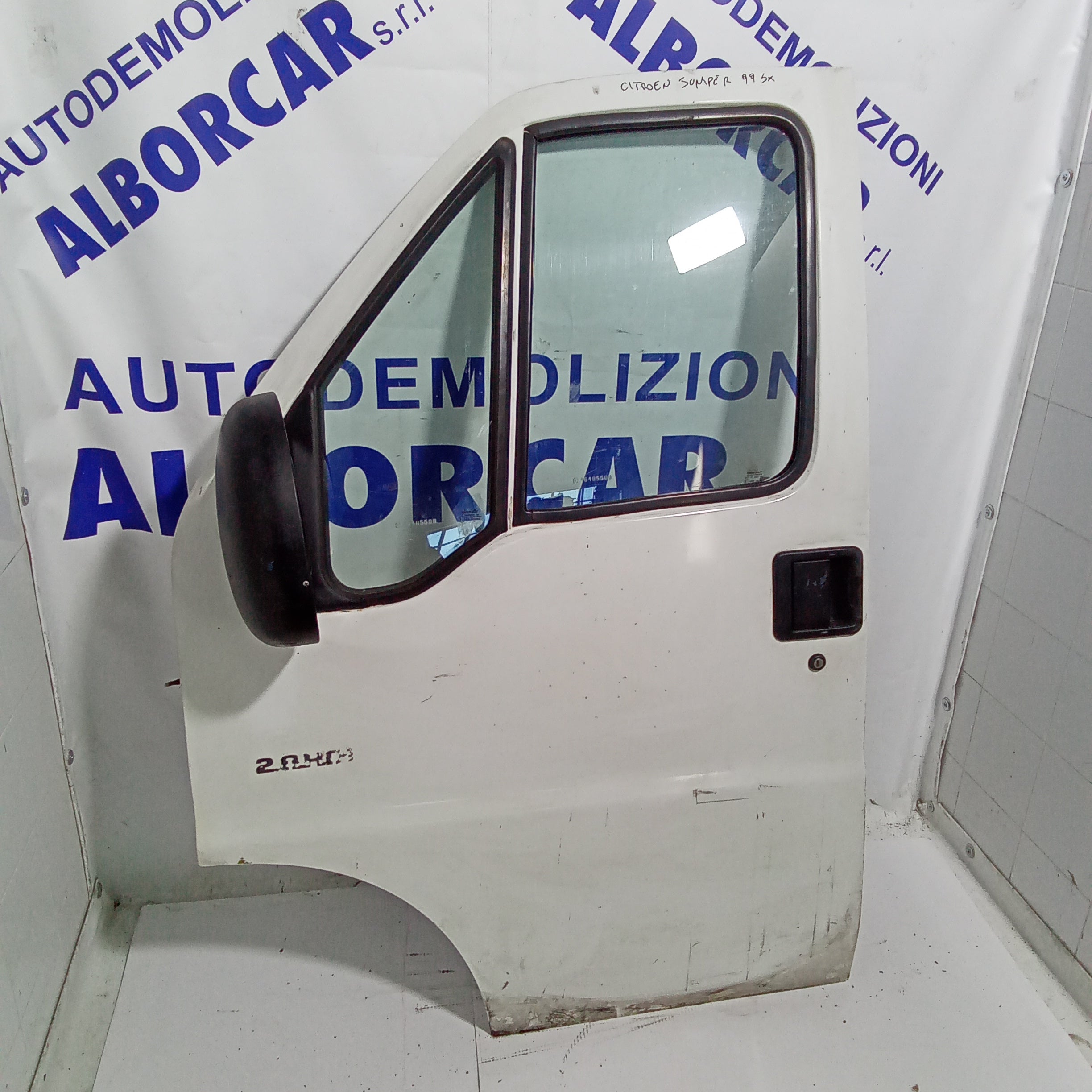 Complete front left door Citroen Jumper 2.8hdi year 1999