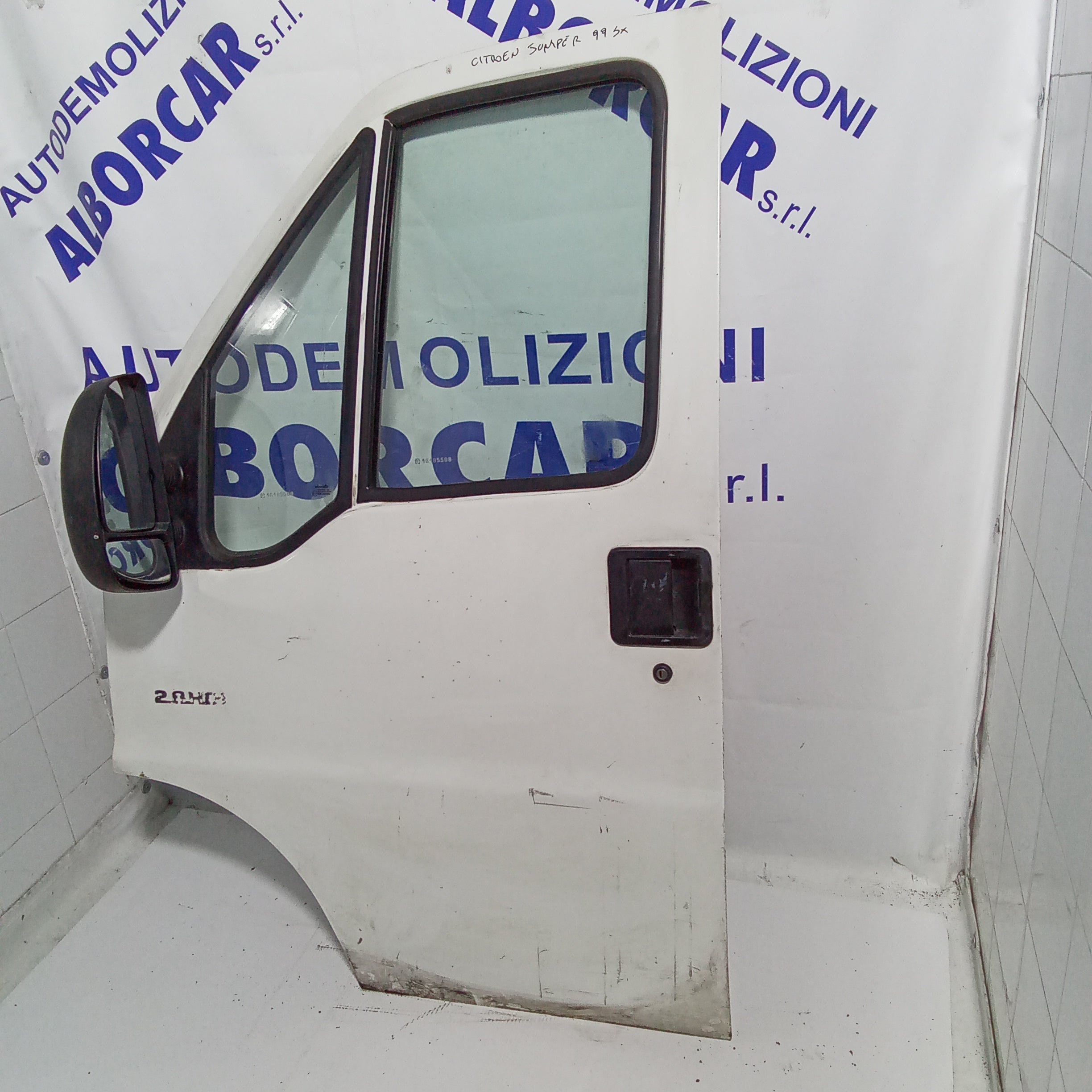 Complete front left door Citroen Jumper 2.8hdi year 1999