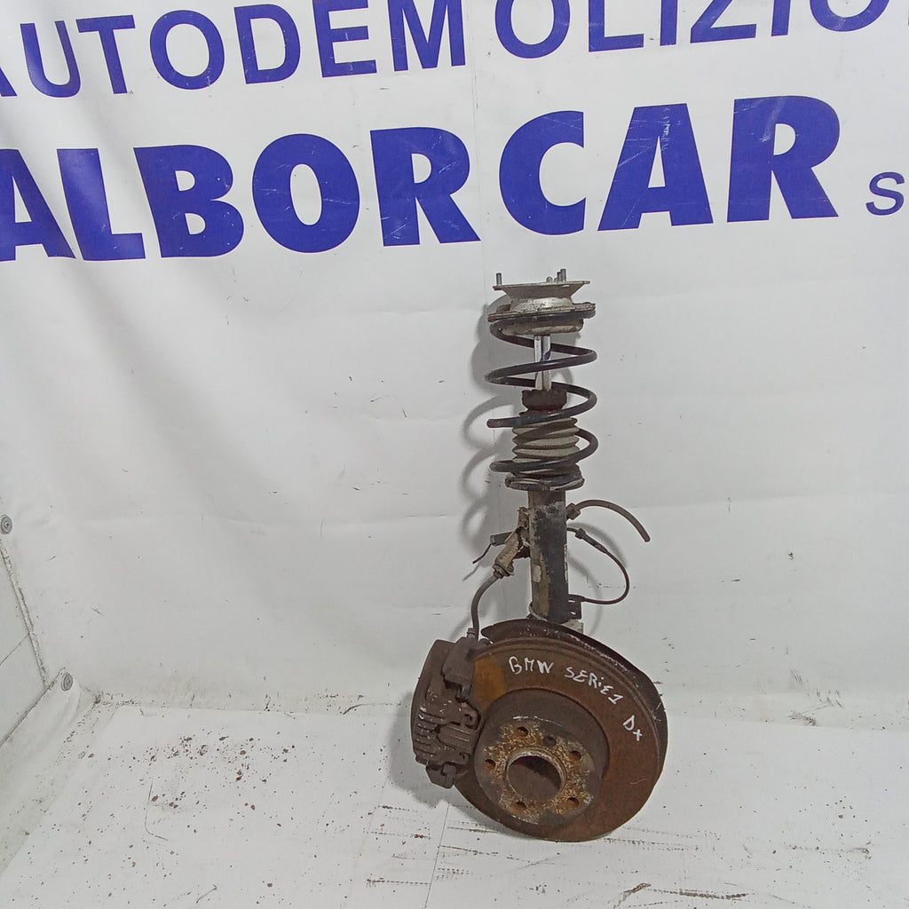 Complete right-hand steering knuckle BMW 1 Series 320d year 2007