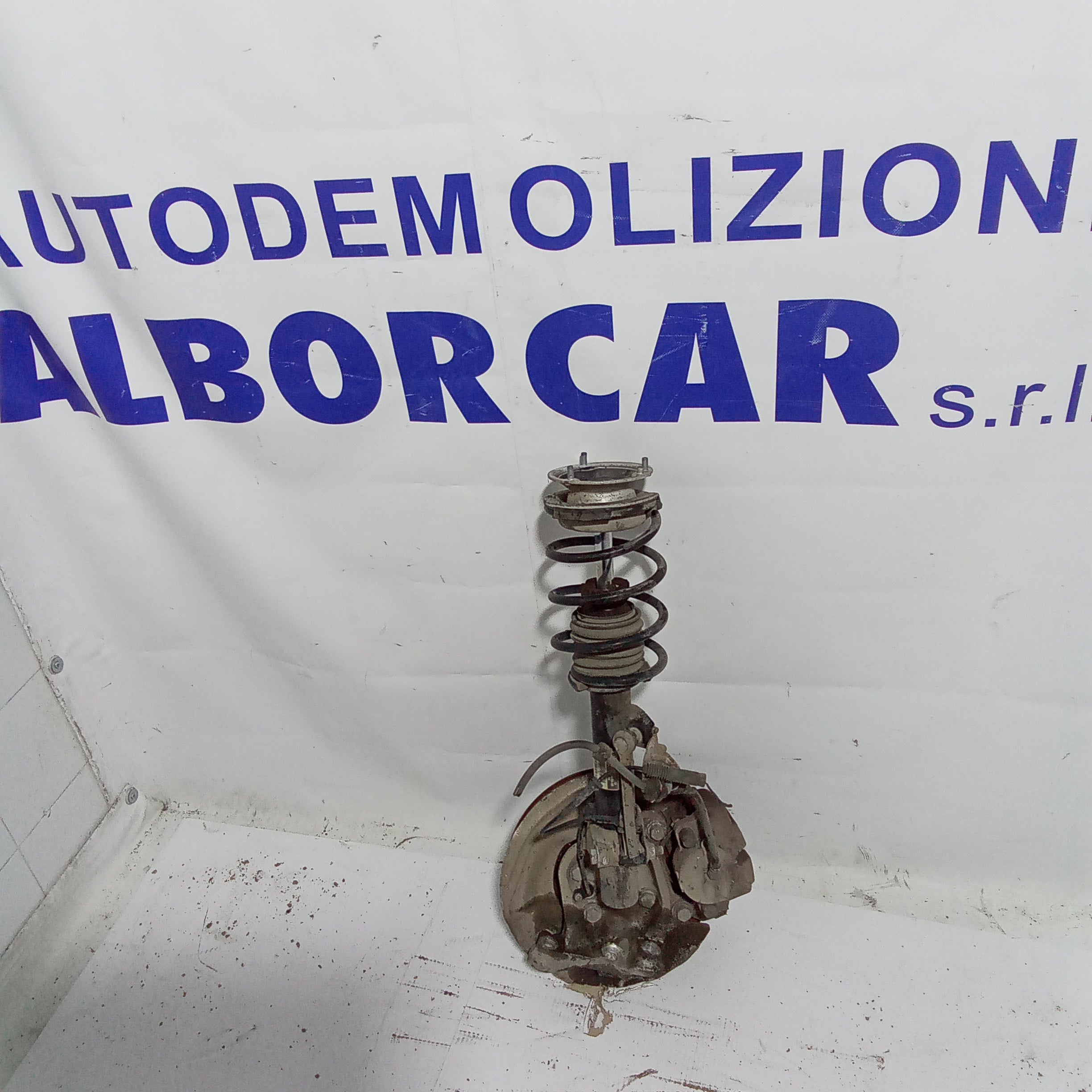 Complete right-hand steering knuckle BMW 1 Series 320d year 2007