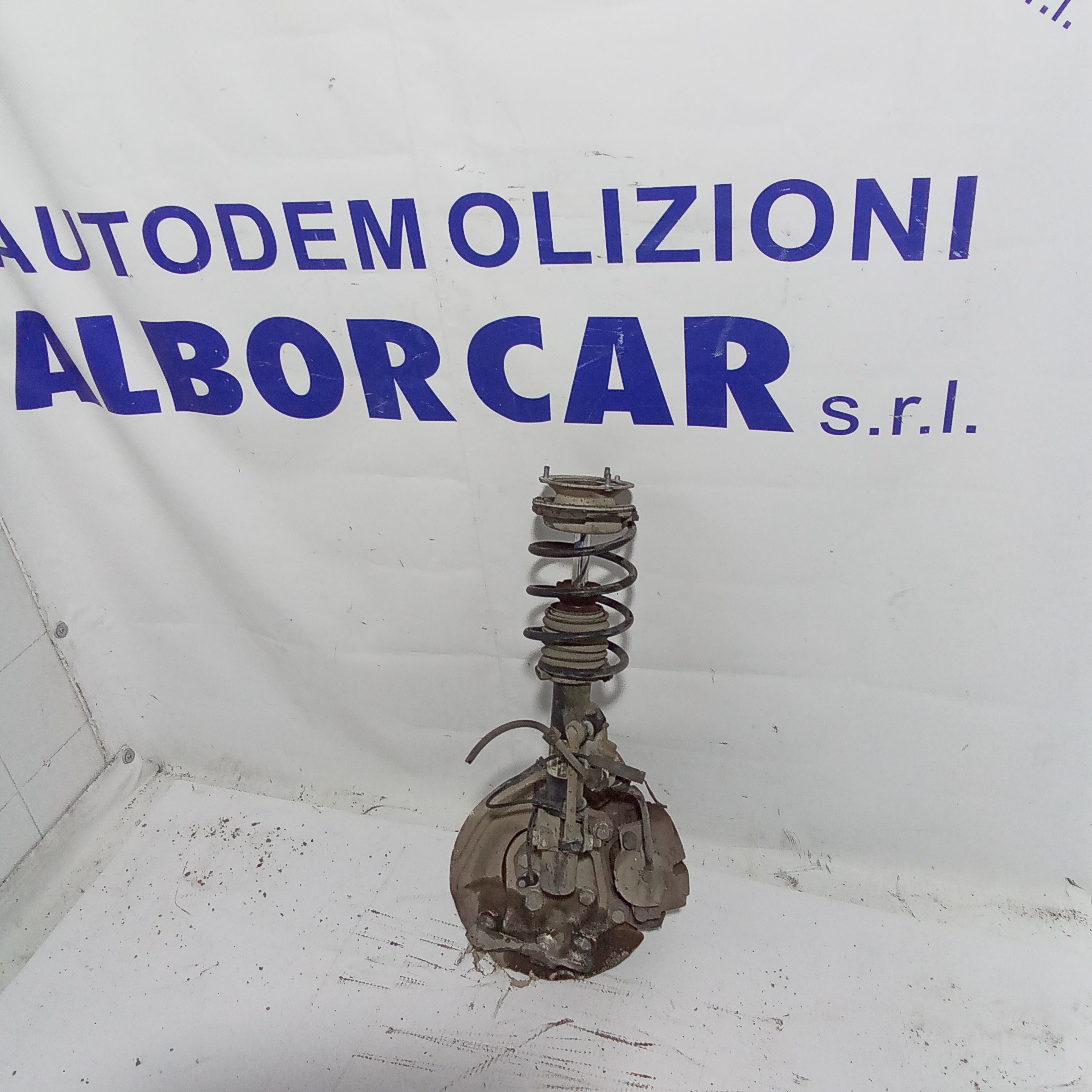 Complete right-hand steering knuckle BMW 1 Series 320d year 2007