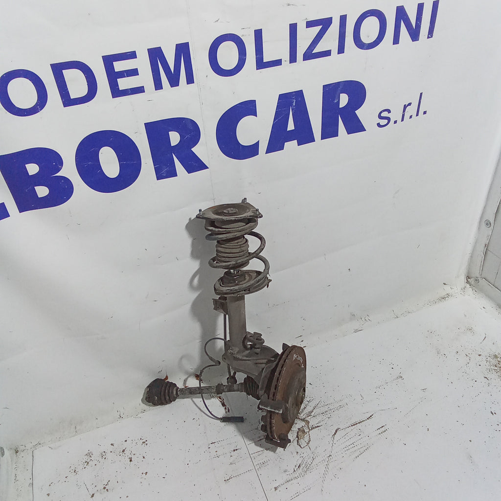 Complete left steering knuckle mini cooper