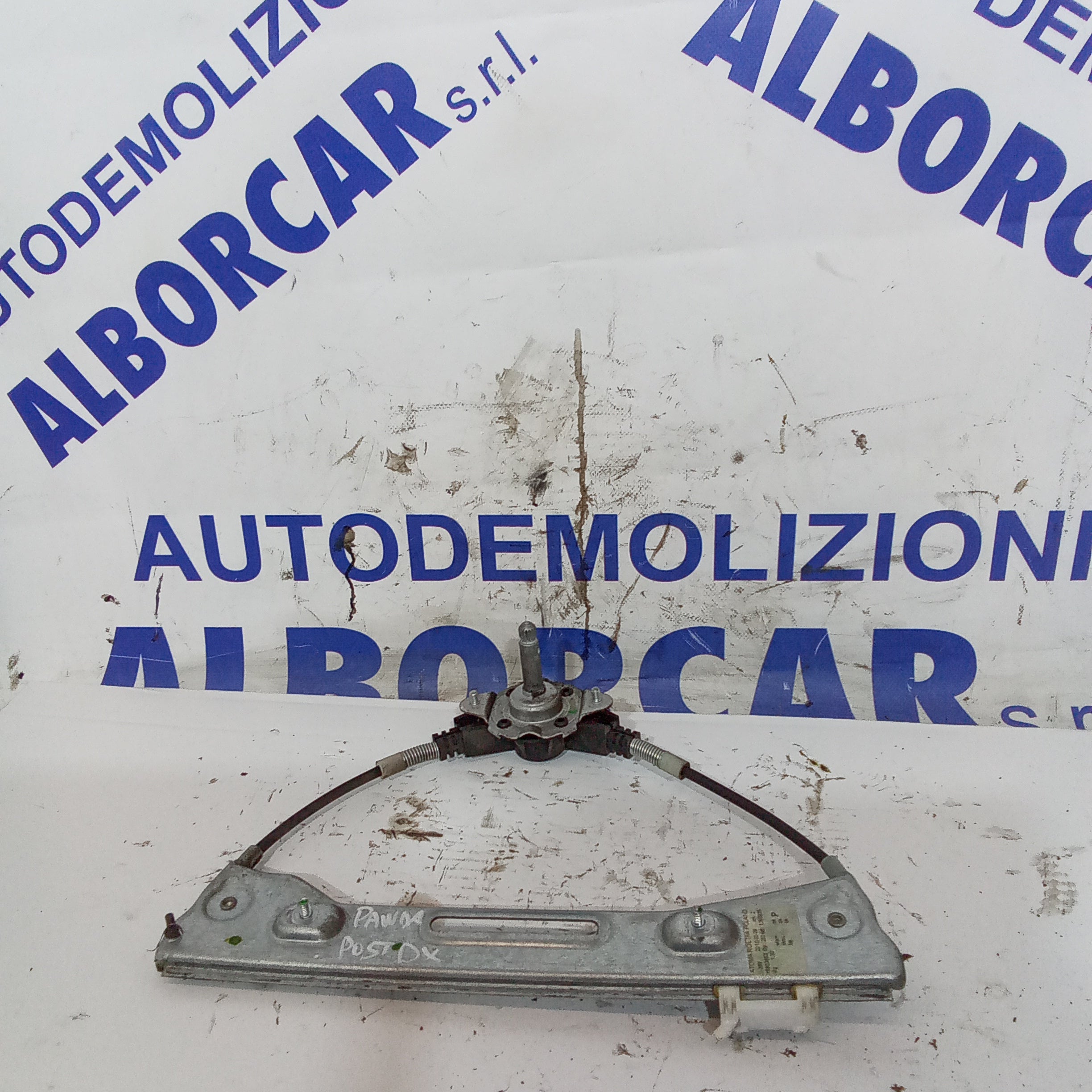 Right rear window regulator Fiat Panda year 2012