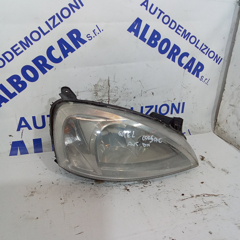 Right front headlamp Opel Corsa year 2001