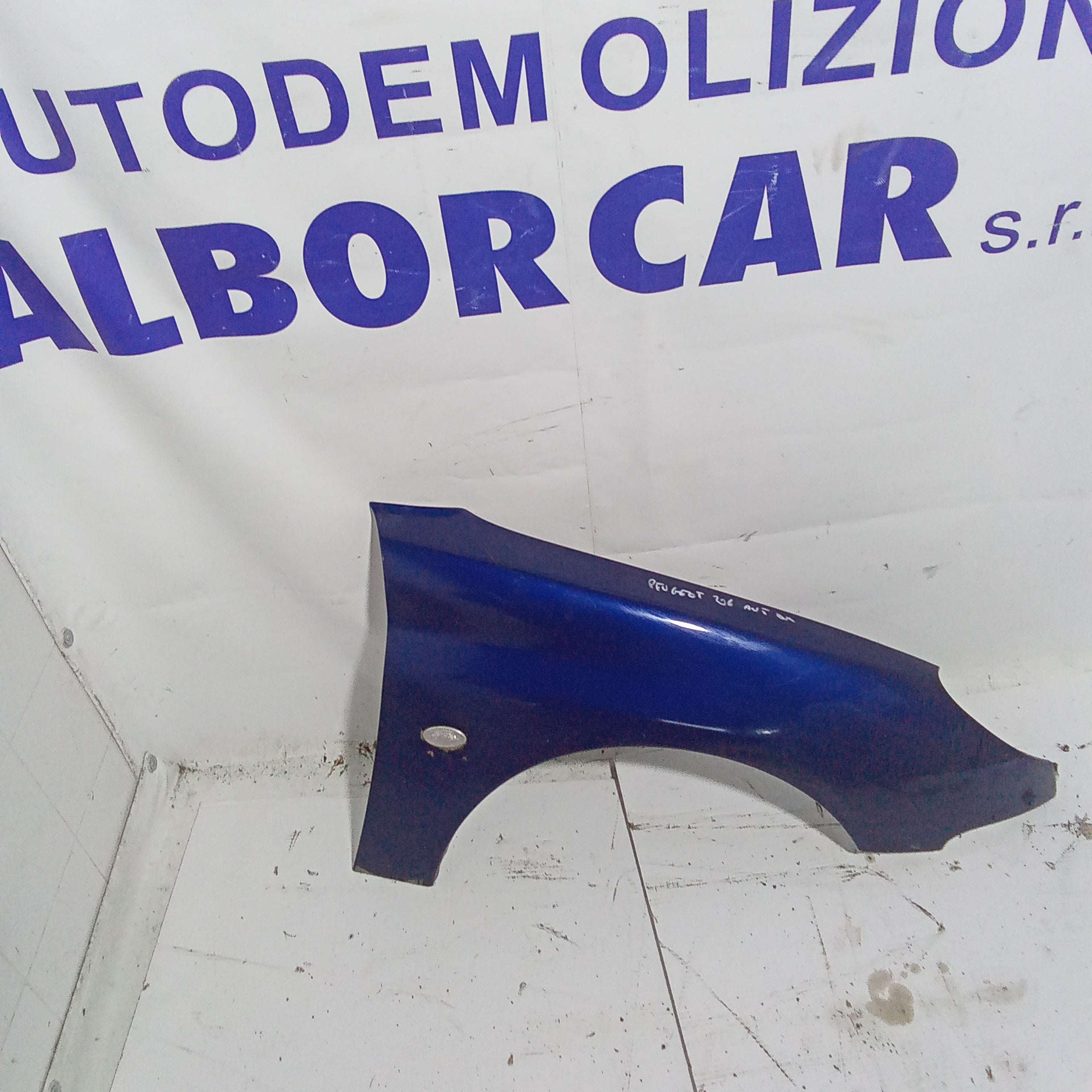front right wing fender Peugeot 206 year 2004