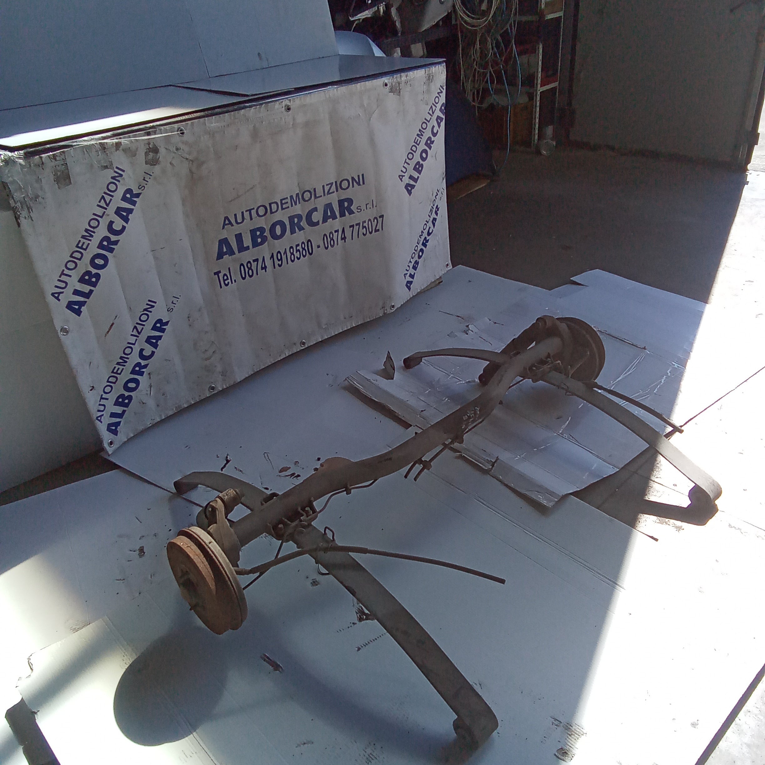 Complete rear axle beam Fiat Doblo 1.9 JTD year 2002