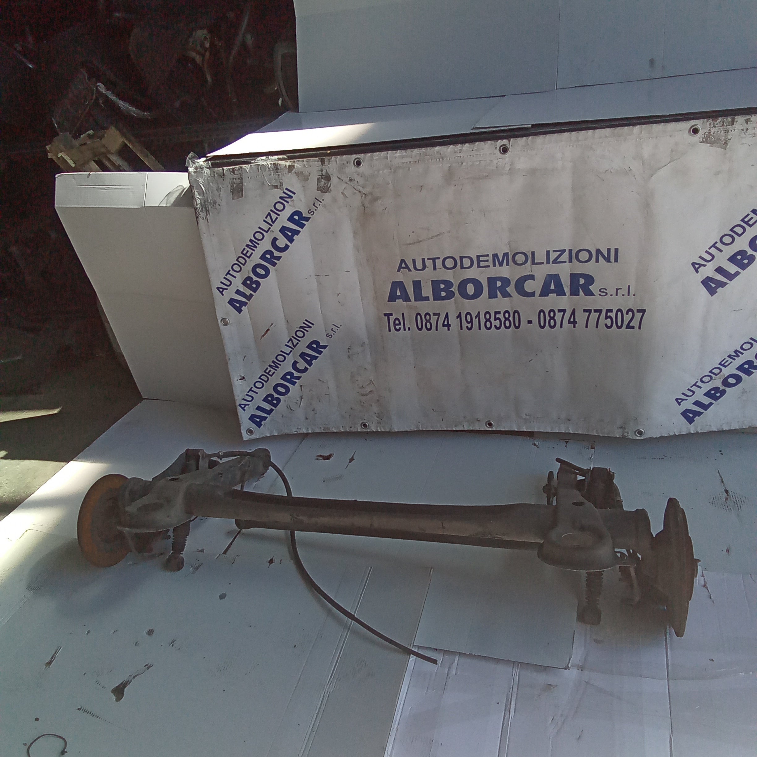 Complete rear axle assembly Fiat Ulysse 2.2JTD year 2005
