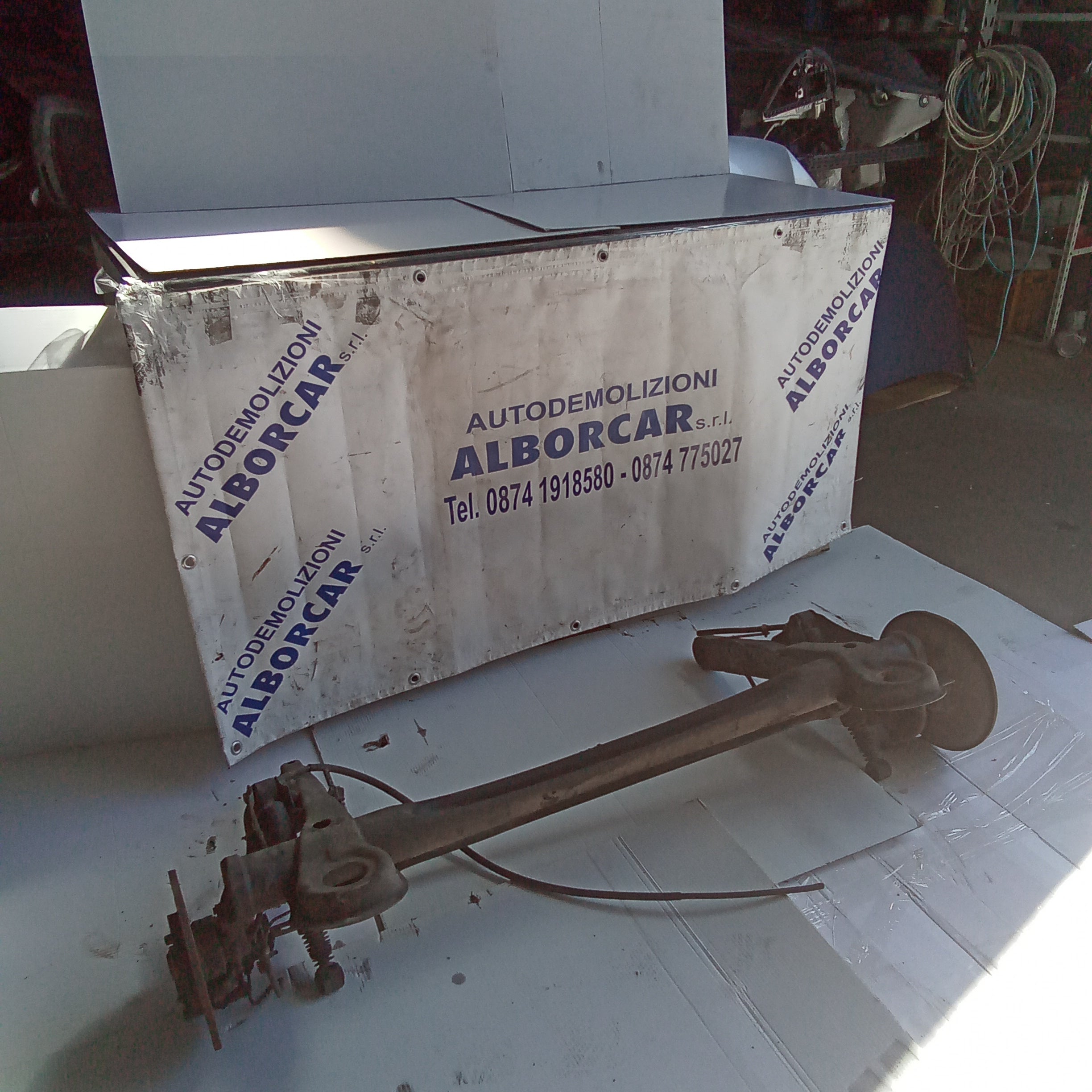 Complete rear axle assembly Fiat Ulysse 2.2JTD year 2005